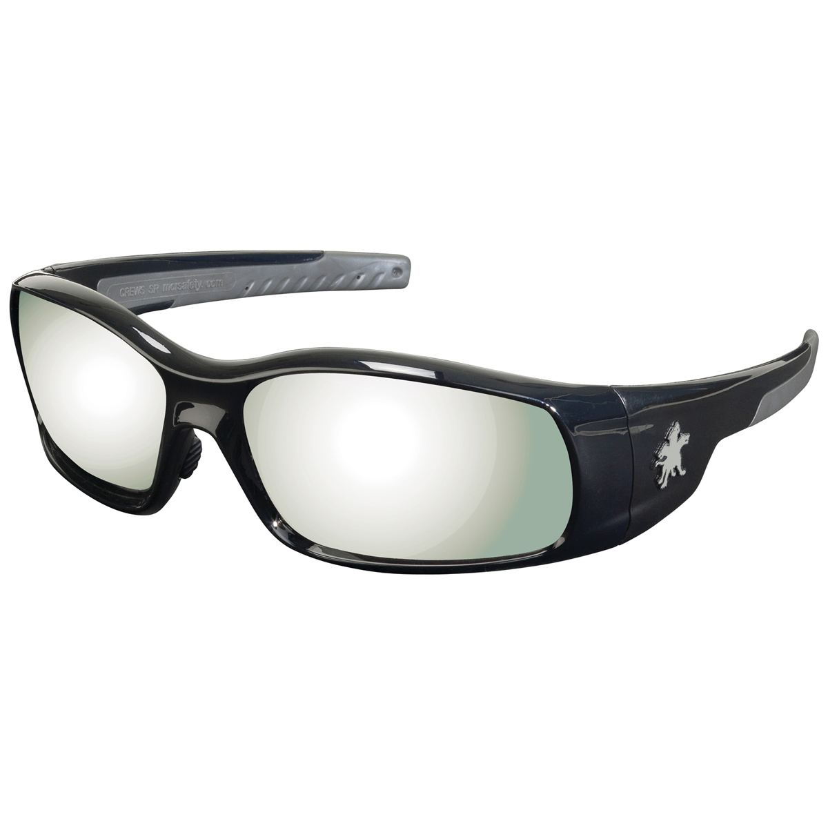 MCR Safety Swagger Polished Black Safety Glasses With CRESR117 for sale online at autumn supply