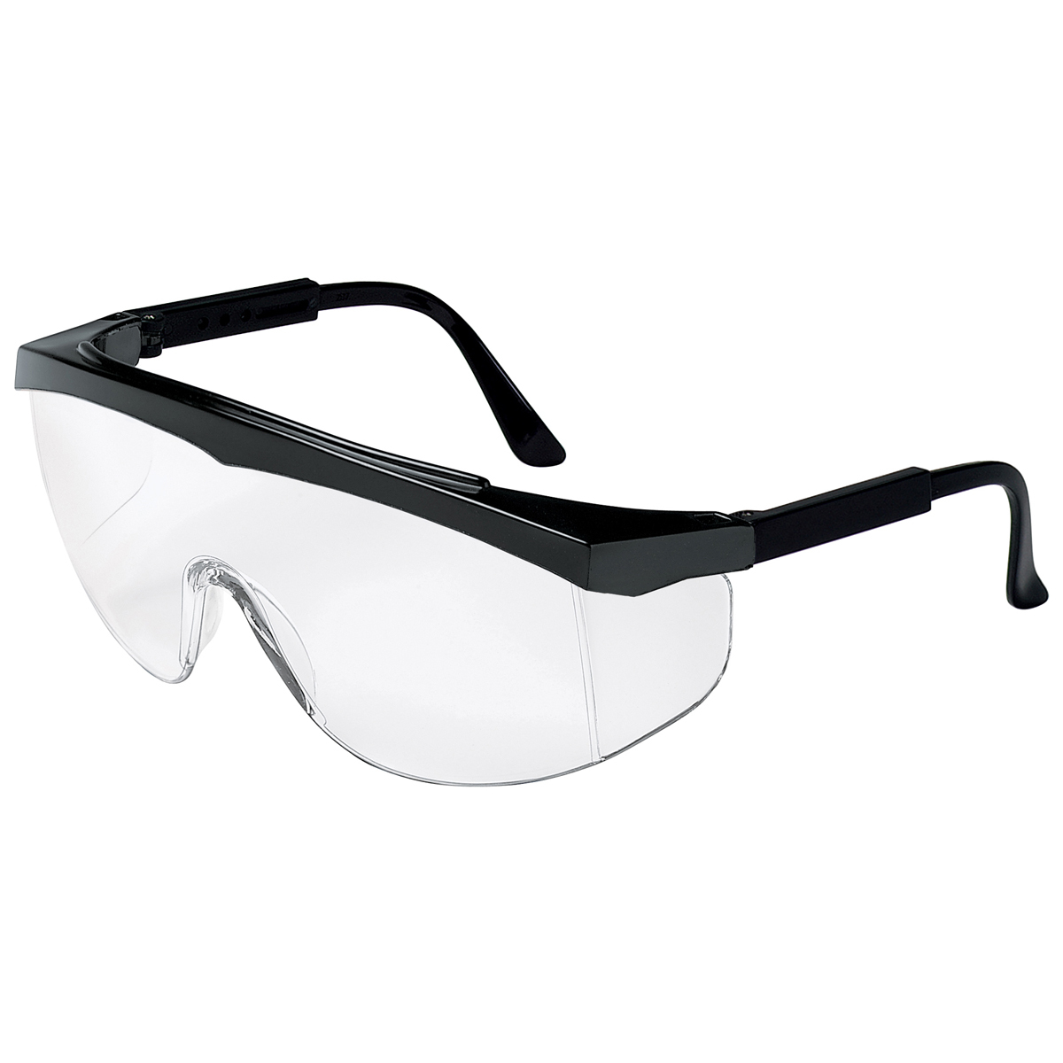 MCR Safety Stratos Black Safety Glasses With Clear An CRESS110 for sale online at autumn supply