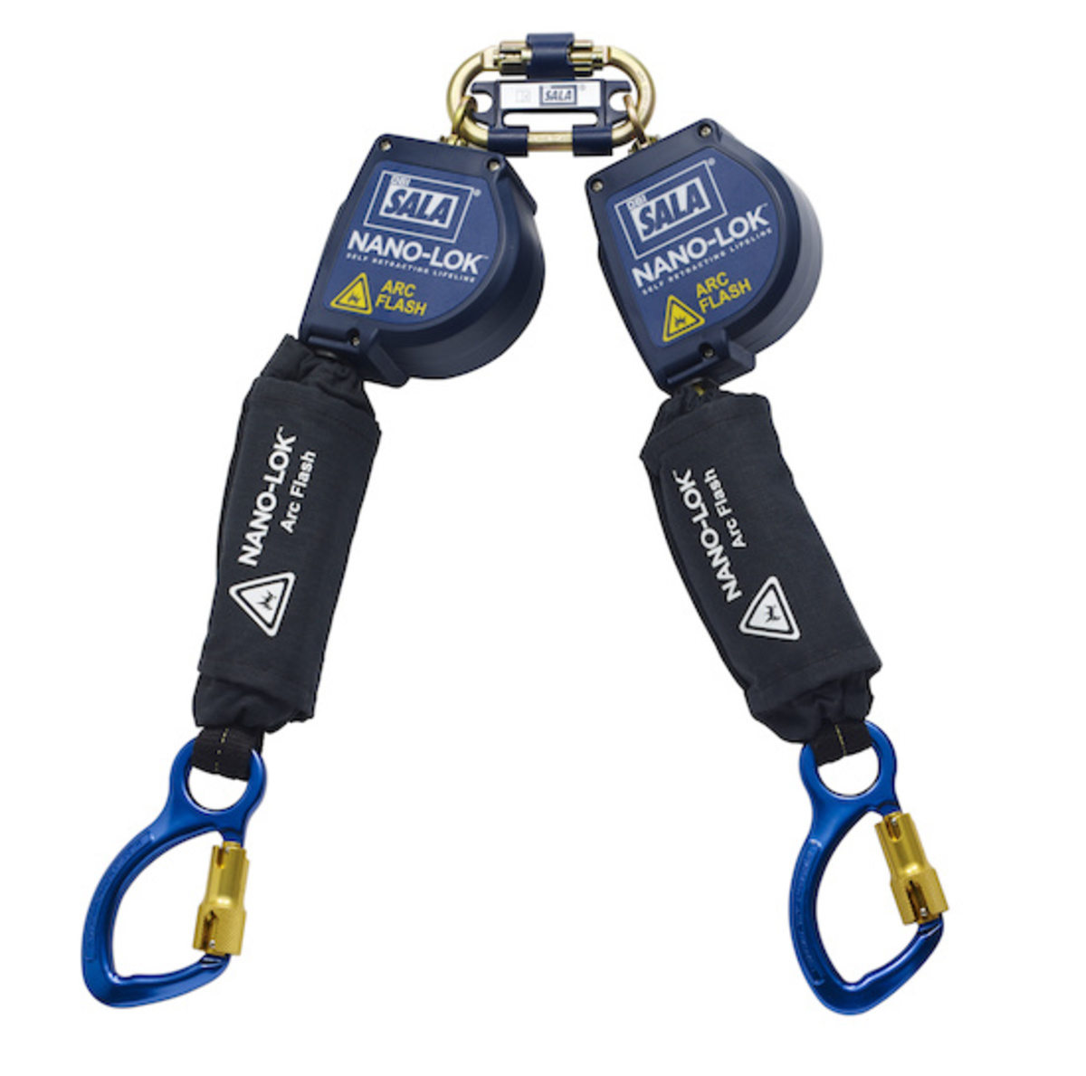 3M™ DBI-SALA® 8' Nano-Lok™ Arc Flash Quick Connect Twin-Leg Self Retracting Lanyard