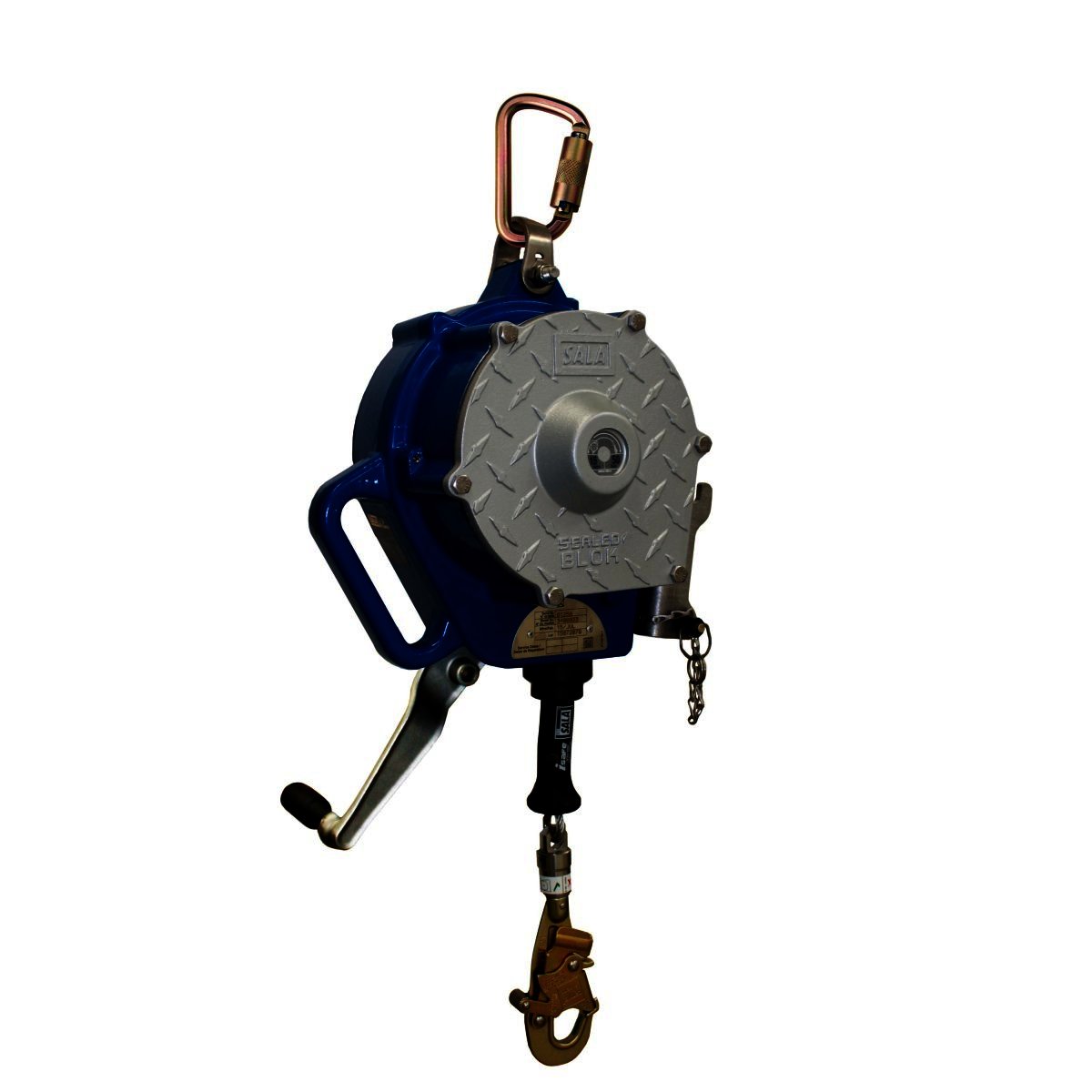 3M™ DBI-SALA® Sealed-Blok™ Self-Retracting Lifeline, Retrieval/Bracket, Cable 3400923, 50 ft (15m) 3M™ DBI-SALA® Sealed-Blok™ Self-Retracting Lifeline, Retrieval/Bracket, Cable 3400923, 50 ft (15m)