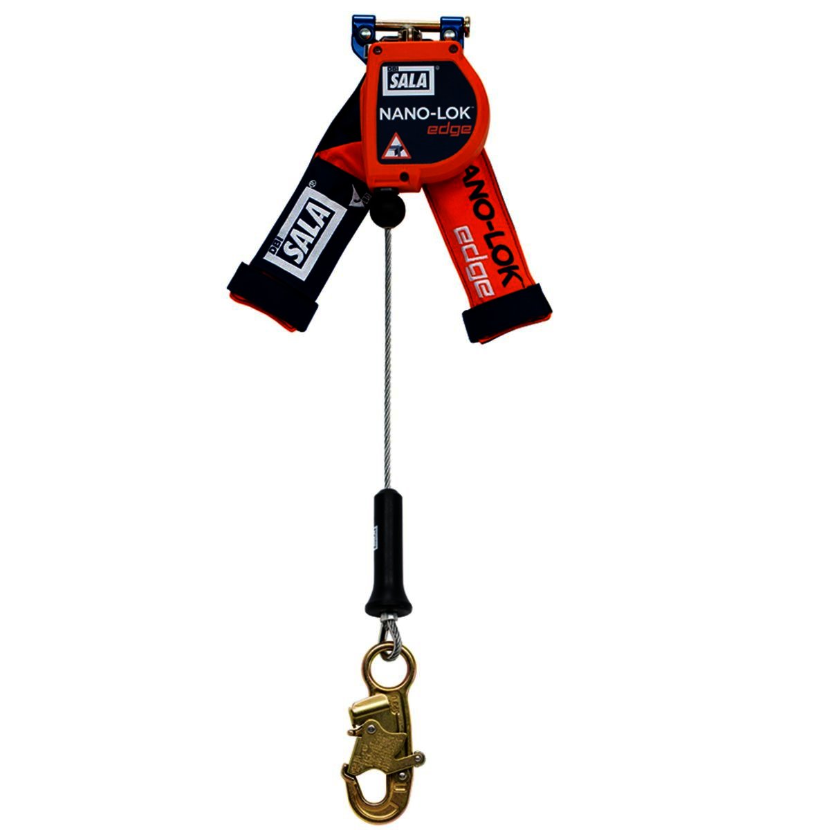 3M™ DBI-SALA® Nano-Lok™ edge Quick Connect Self-Retracting Lifeline, Cable 3500210, Orange, 8 ft (2.4 m) 3M™ DBI-SALA® Nano-Lok™ edge Quick Connect Self-Retracting Lifeline, Cable 3500210, Orange, 8 ft (2.4 m)