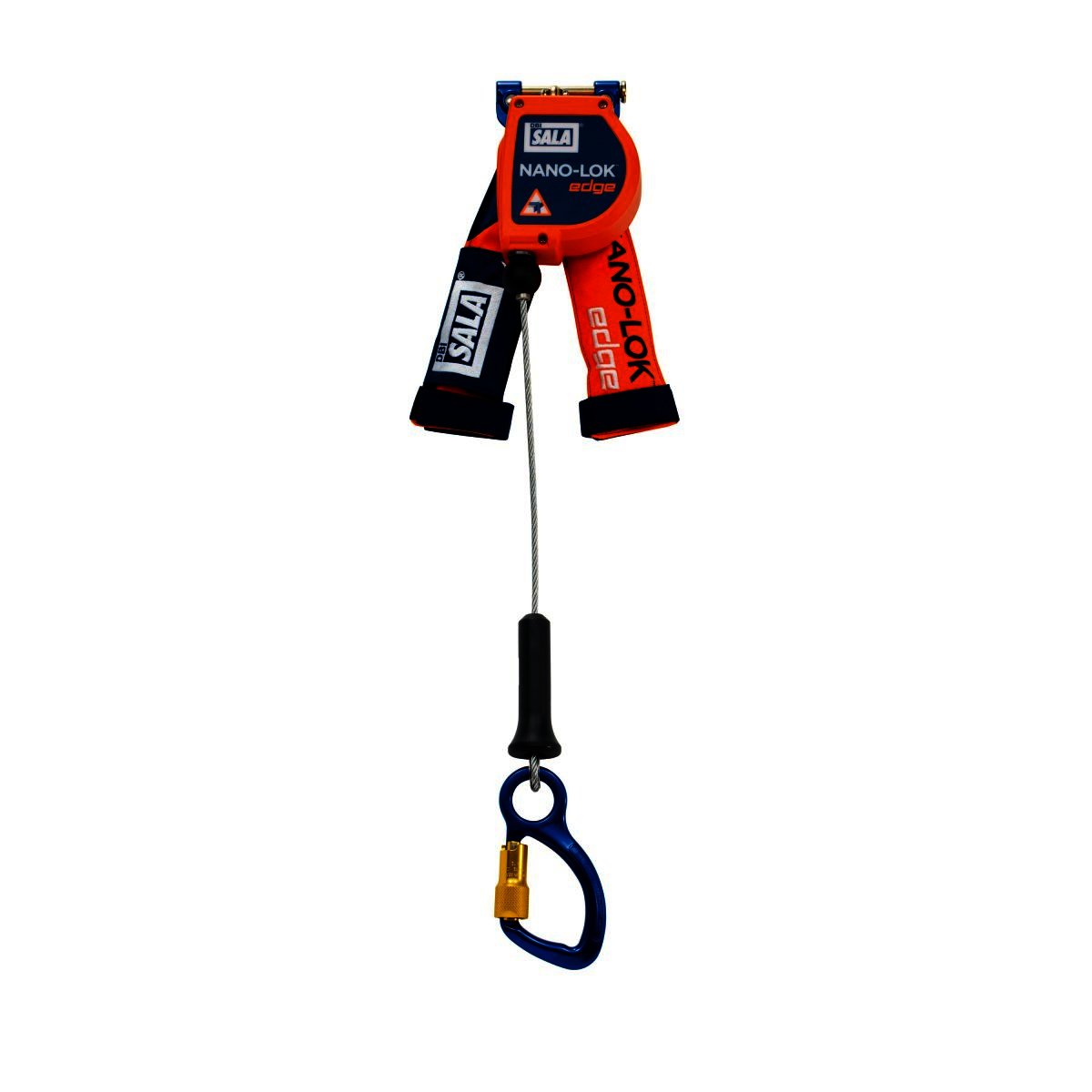 3M™ DBI-SALA® Nano-Lok™ edge Quick Connect Self-Retracting Lifeline, Cable 3500214, Orange, 8 ft (2.4 m) 3M™ DBI-SALA® Nano-Lok™ edge Quick Connect Self-Retracting Lifeline, Cable 3500214, Orange, 8 ft (2.4 m)
