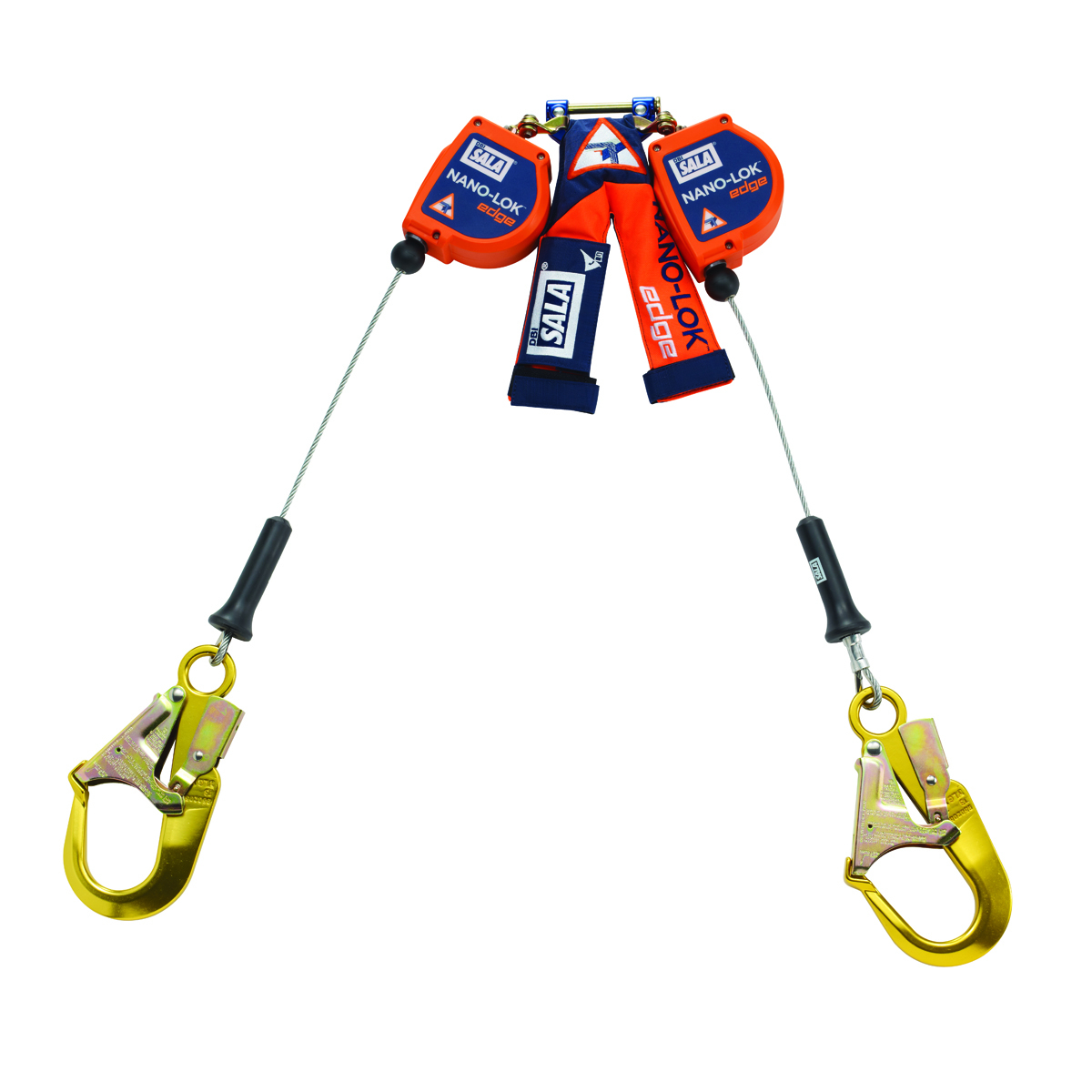 3M™ DBI-SALA® Nano-Lok™ edge Twin-Leg Quick Connect Self-Retracting Lifeline 3500249, Orange, 8 ft (2.4 m) 3M™ DBI-SALA® Nano-Lok™ edge Twin-Leg Quick Connect Self-Retracting Lifeline 3500249, Orange, 8 ft (2.4 m)