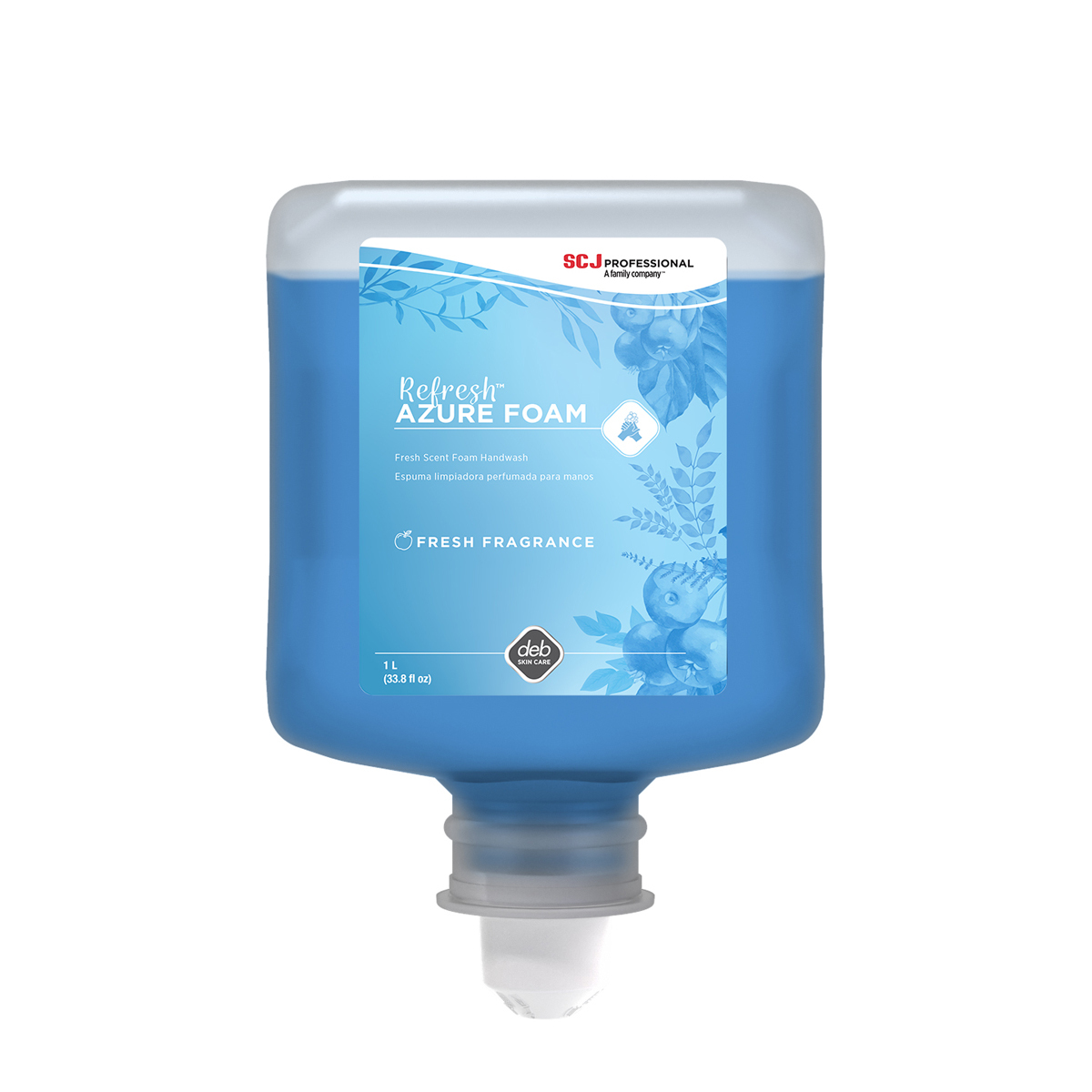 SC Johnson Professional® 1 Liter Refill Cartridge Blue Refresh™Azure FOAM Fresh Apple Scented Hand Cleaner (Availability restric