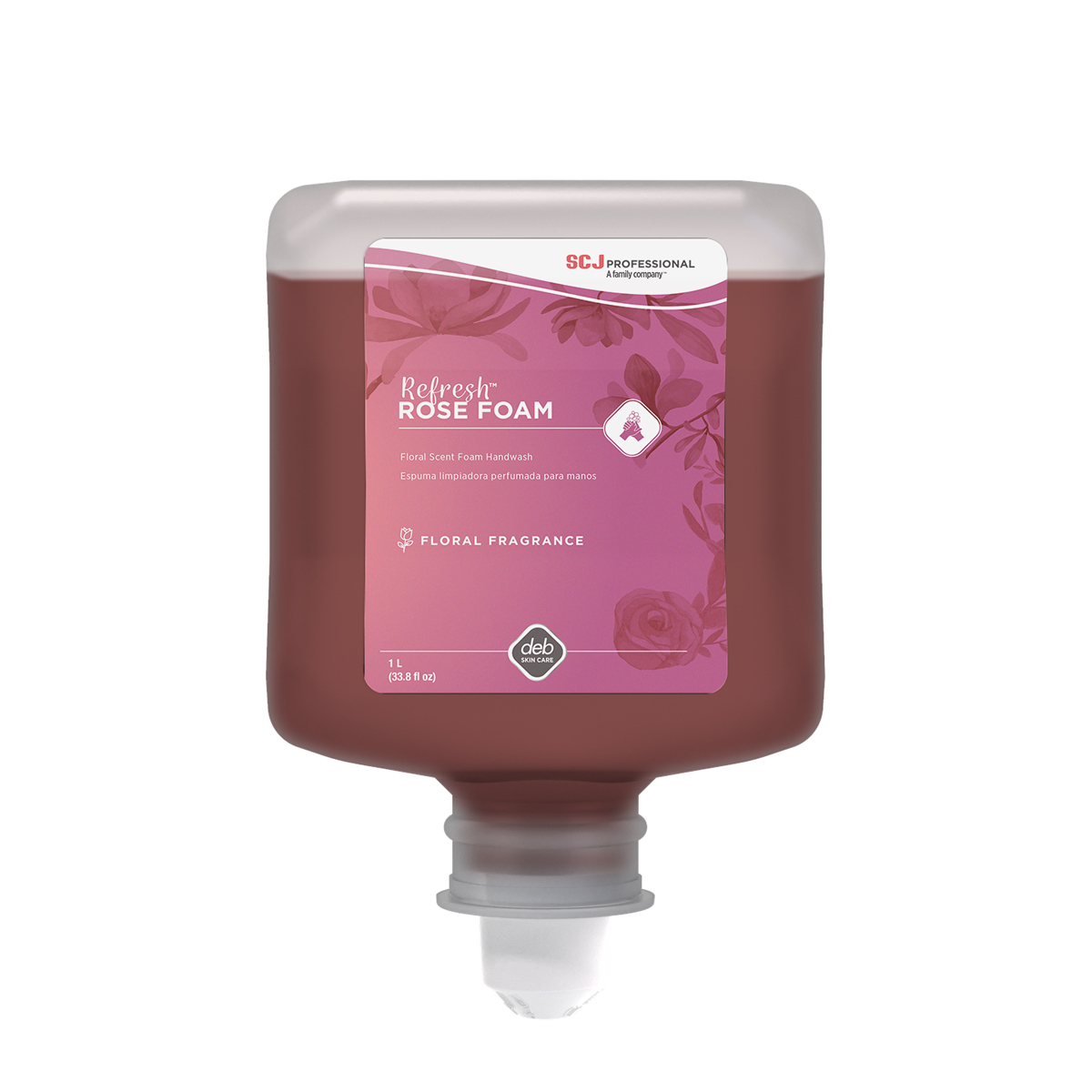 SC Johnson Professional® 1 Liter Refill Cartridge Refresh™Rose FOAM Enchanted Rose Scented Hand Cleaner (6 Cartridges Per Case)