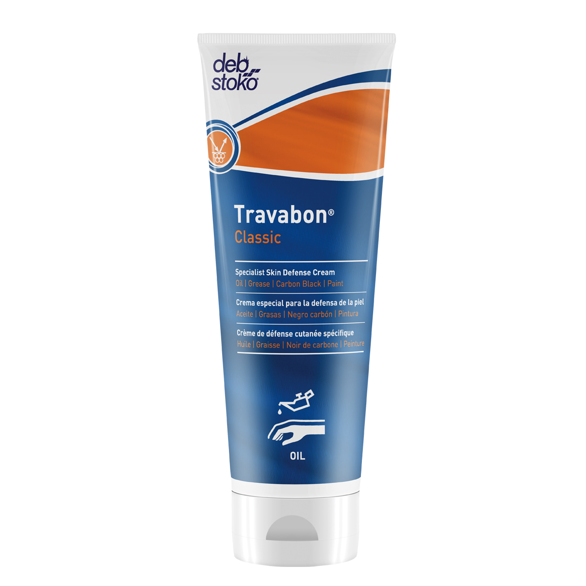 Deb 100 ml Tube Gray Travabon® Classic Scented Skin Care Cream Pre-Work Cream (Availability restrictions apply.)