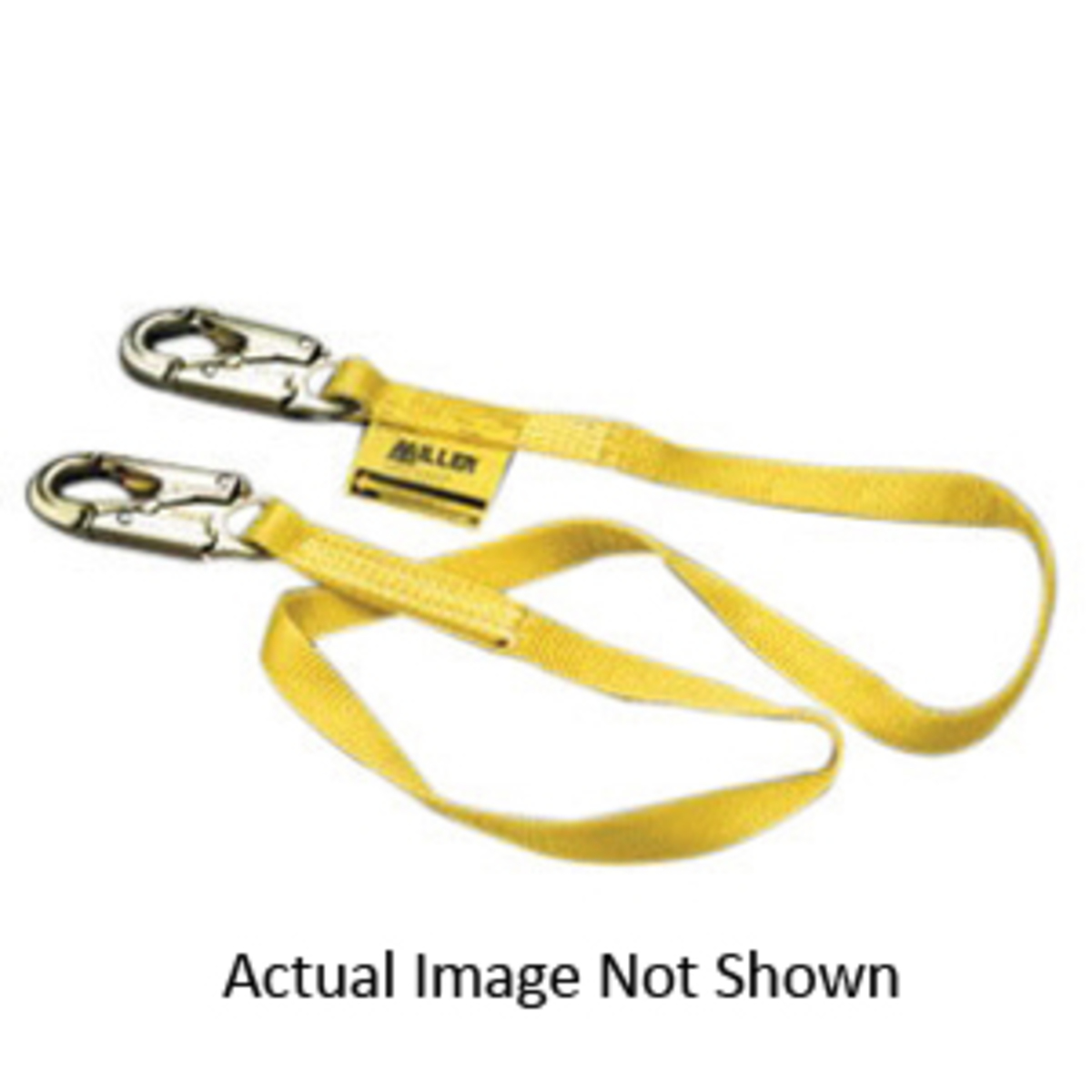 Honeywell Miller® 4' Web Positioning Lanyard With Locking Snap Hook Harness Connector Honeywell Miller® 4' Web Positioning Lanyard With Locking Snap Hook Harness Connector