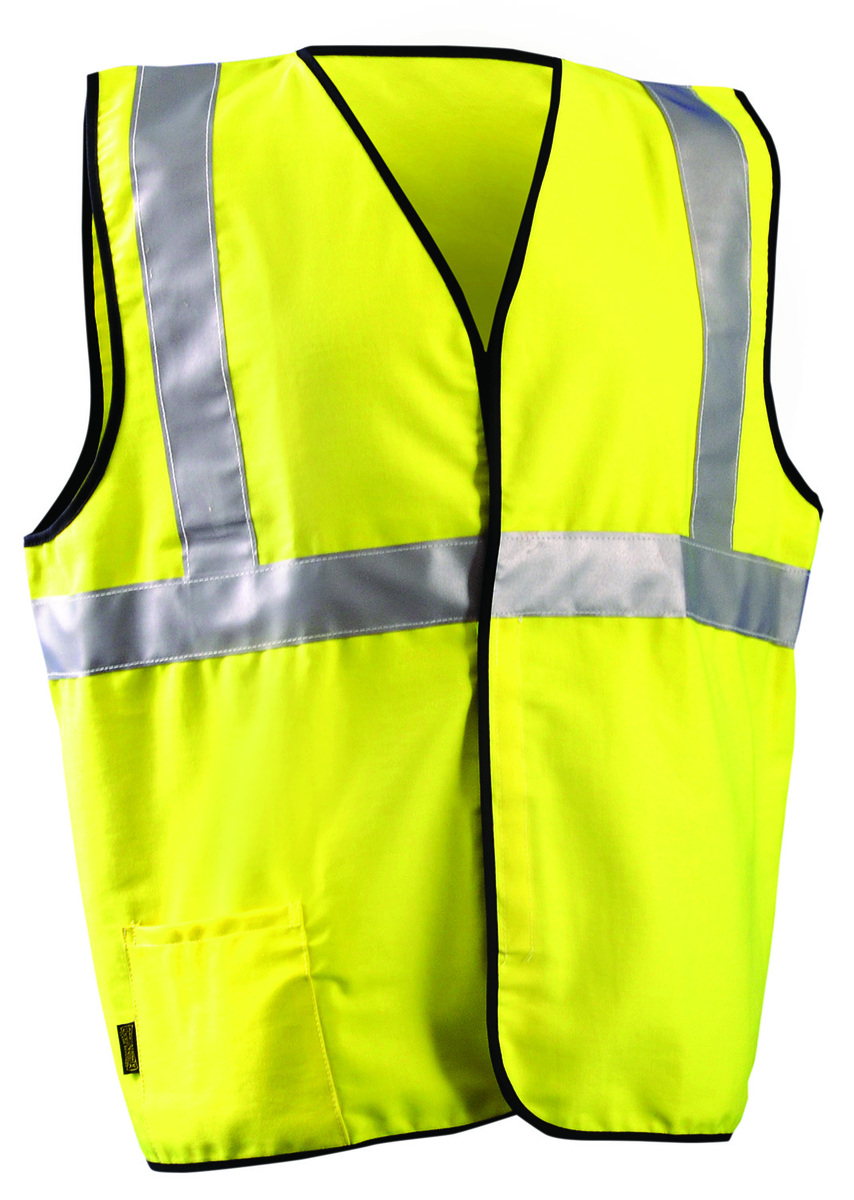 OccuNomix XLarge HiViz Yellow CottonPolyester Vest OCCFR-VCR1112-YXL for sale online at autumn supply