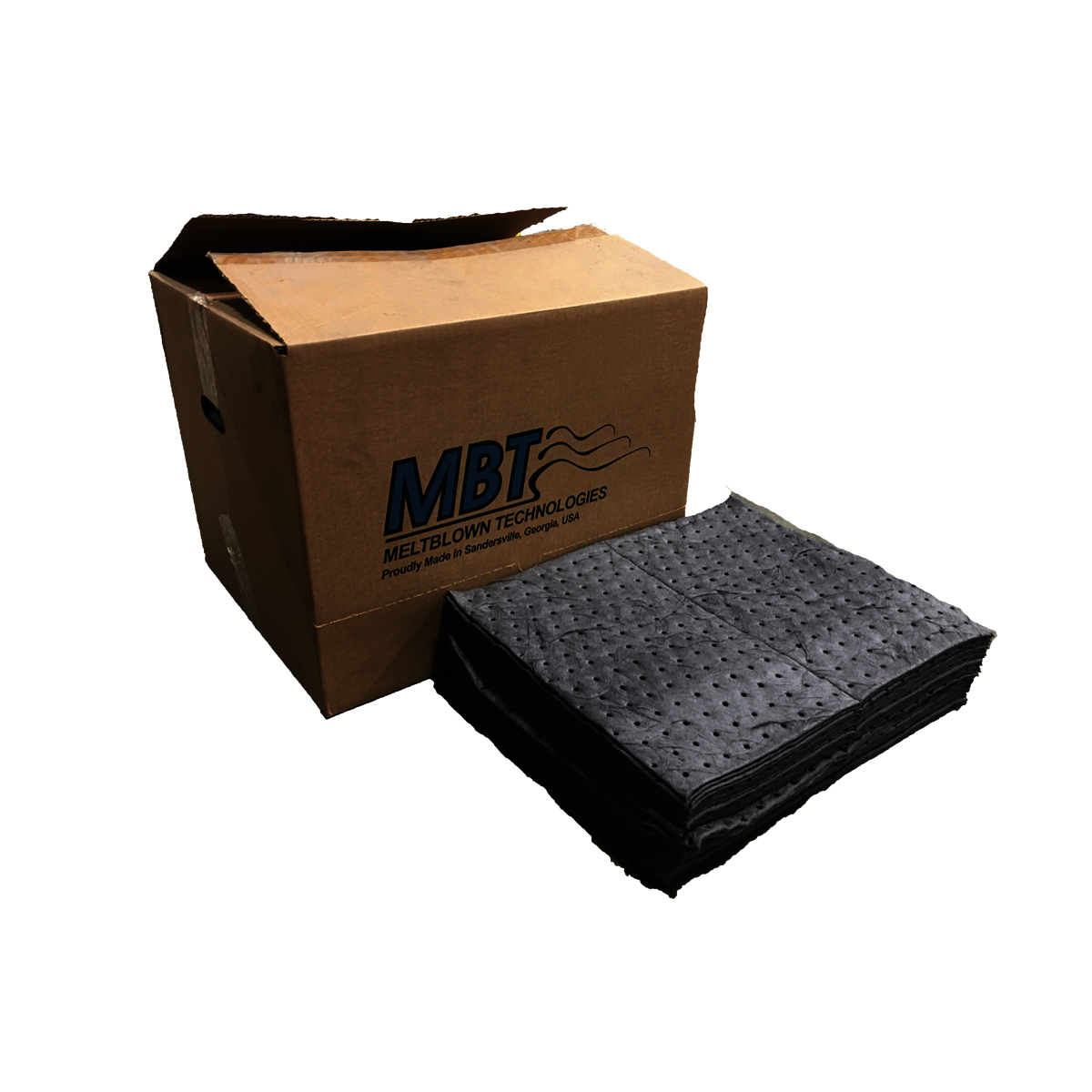 MeltBlown Technologies 15 X 18 Gray Polypropylene Pads MBWGDM100-BOX for sale online at autumn supply