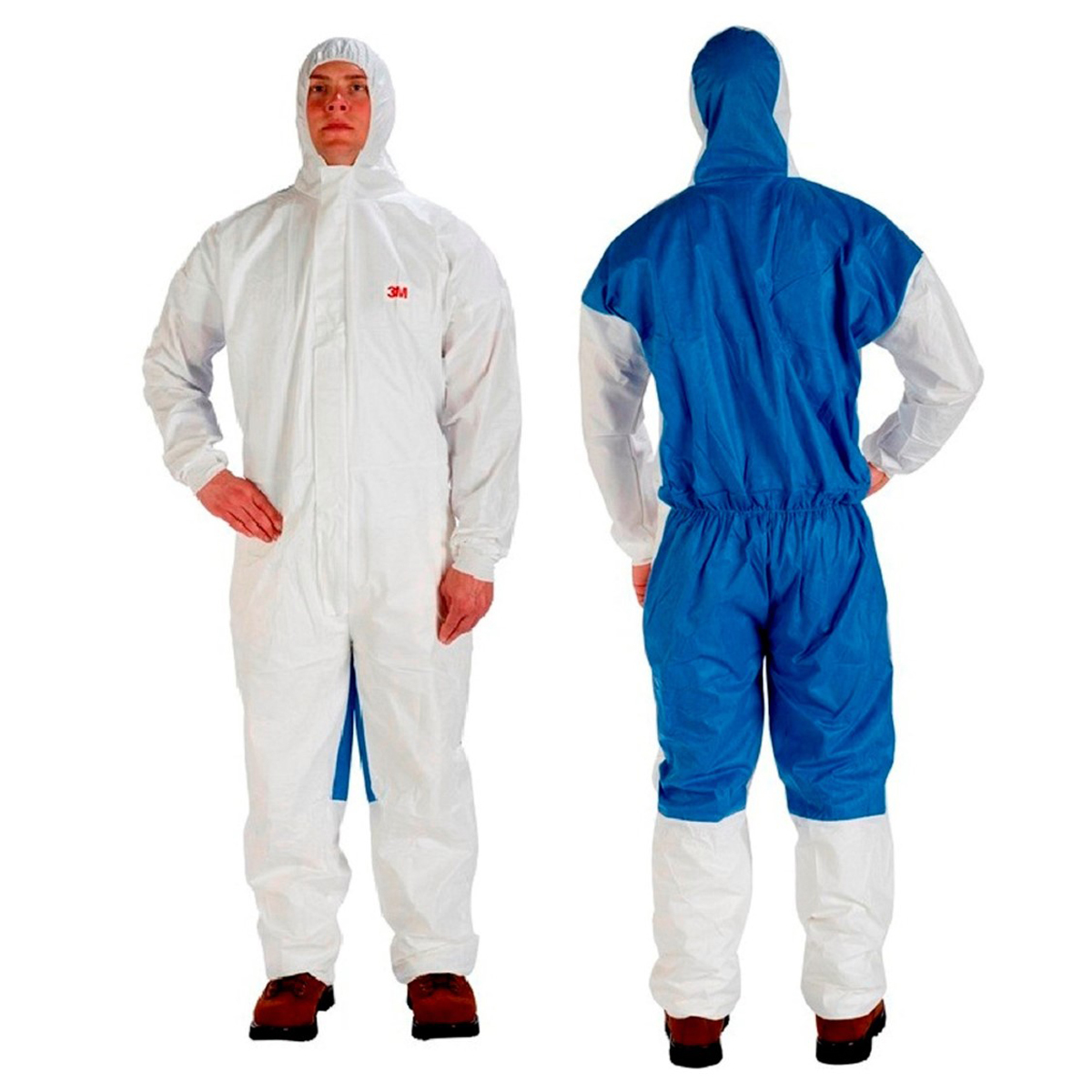 3M™ Large White SMS Laminate Disposable Coveralls With Sealable Storm Flap (Availability restrictions apply.)