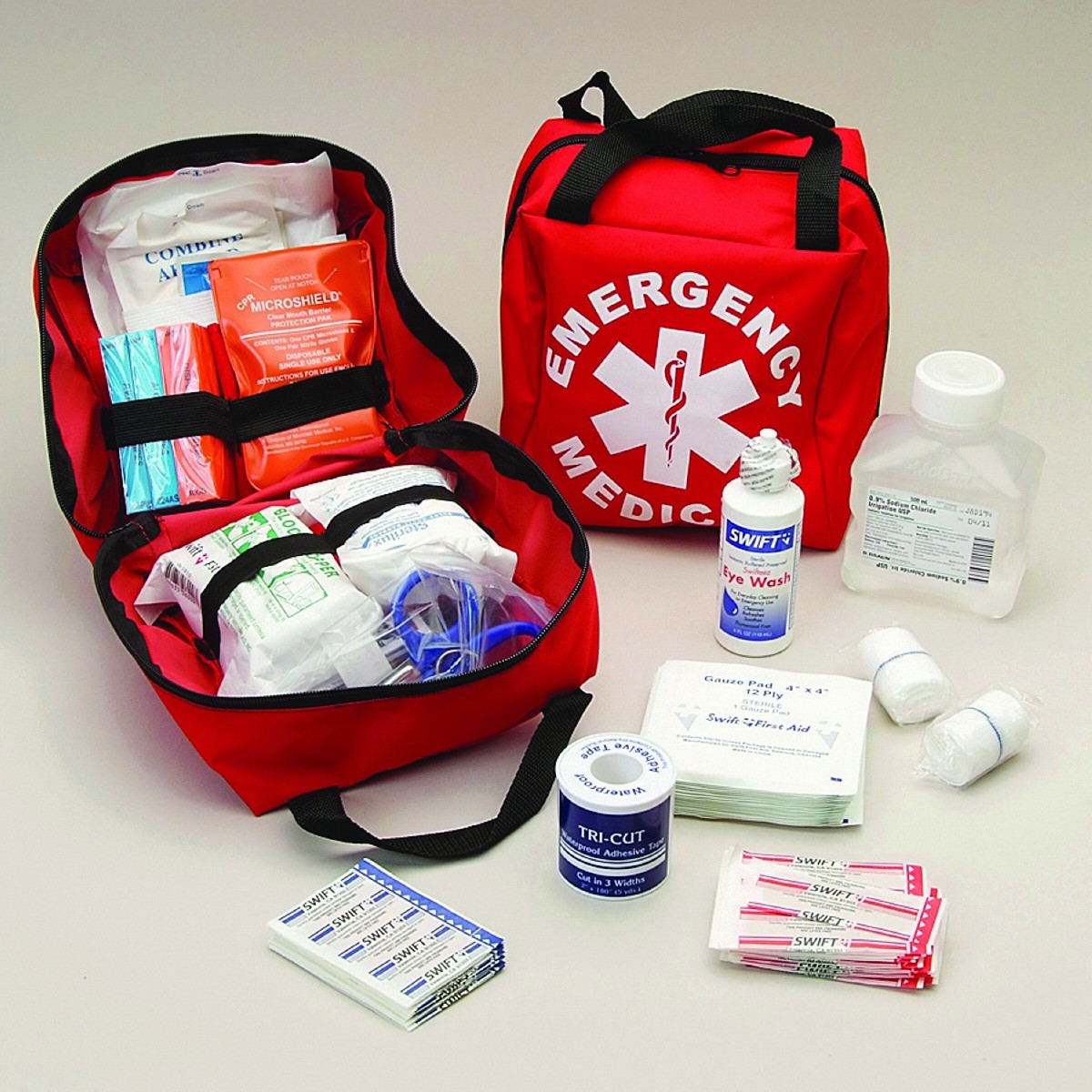 Honeywell  Red Nylon Emergency Medical Kit