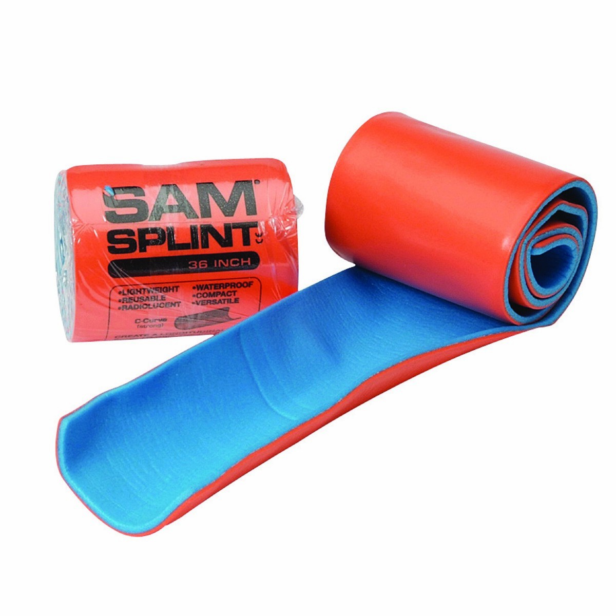 Honeywell  Blue/Orange Foam/Metal Splint