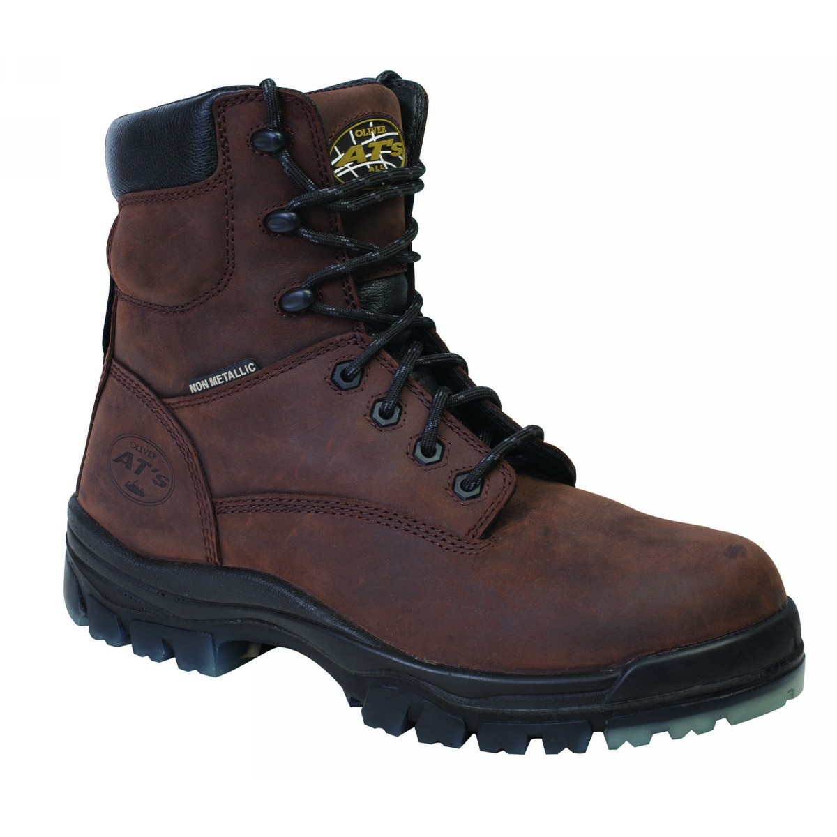 Honeywell Size 10 Brown Oliver 45 Series Leather Composite Toe Safety Boot With TPU Outsole