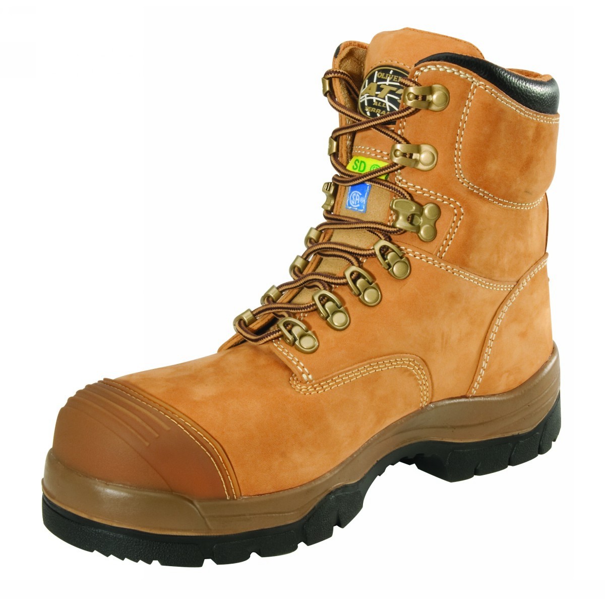 Honeywell Size 10 1/2 Tan Oliver 55 Series Leather Steel Toe Fully Lined Safety Boot With Polyurethane Midsole/Rubber Outsole