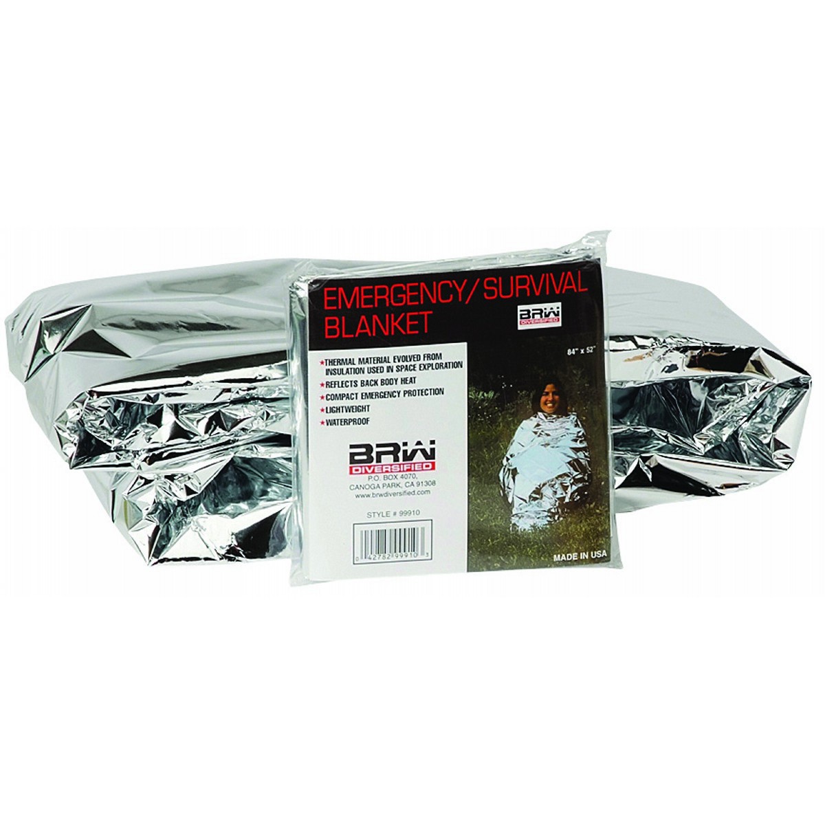 Honeywell  Gray Mylar Emergency Rescue Blanket