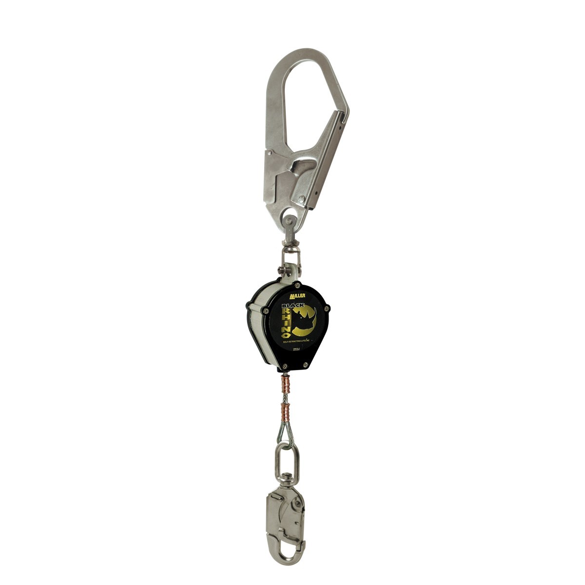 Honeywell Miller® Black Rhino™ 9' Stainless Steel Cable Self-Retracting Lifeline Honeywell Miller® Black Rhino™ 9' Stainless Steel Cable Self-Retracting Lifeline