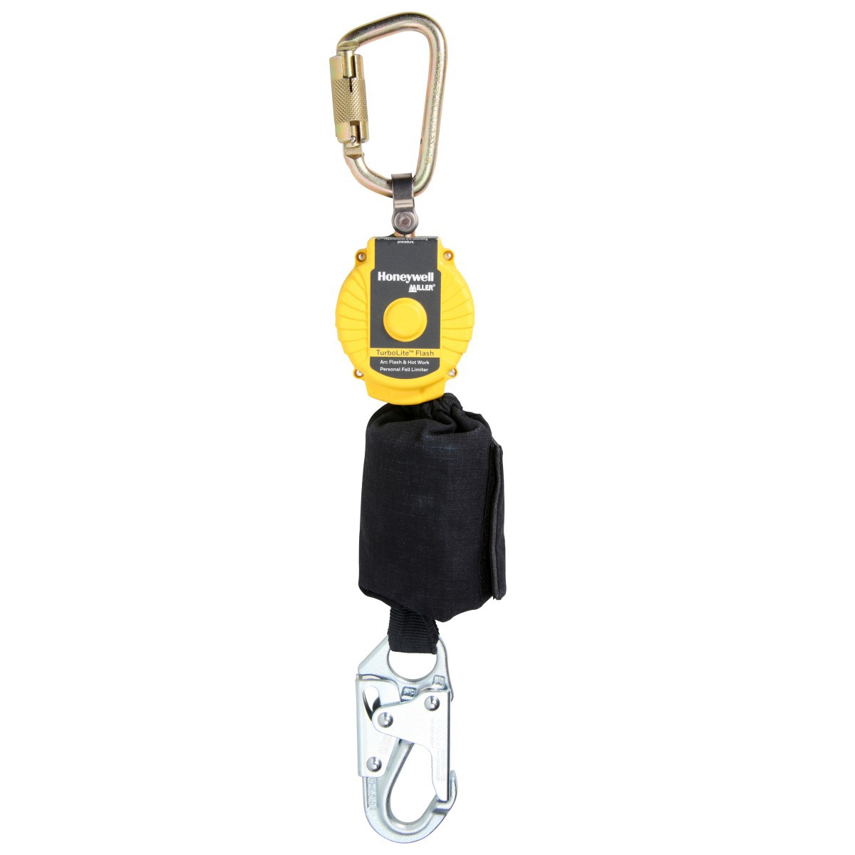 Honeywell 6' Miller® TurboLite™ Flash Arc Flash Personal Fall Limiter Honeywell 6' Miller® TurboLite™ Flash Arc Flash Personal Fall Limiter