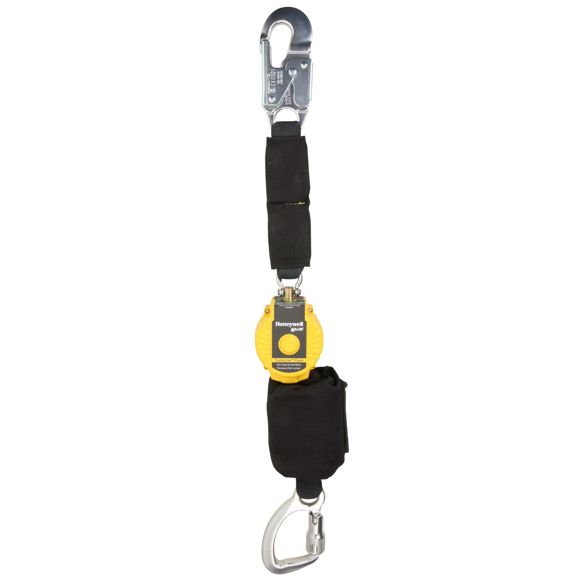 Honeywell 6' Miller® TurboLite™ Flash Bucket Truck Arc Flash Personal Fall Limiter Honeywell 6' Miller® TurboLite™ Flash Bucket Truck Arc Flash Personal Fall Limiter