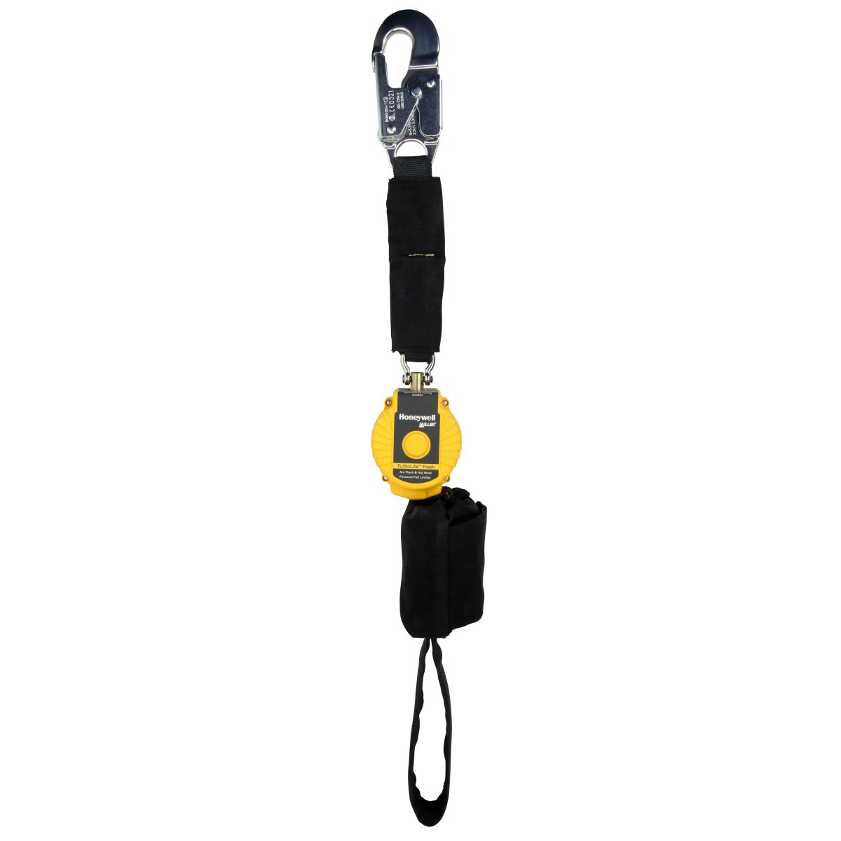 Honeywell 6' Miller® TurboLite™ Flash Bucket Truck Arc Flash Personal Fall Limiter Honeywell 6' Miller® TurboLite™ Flash Bucket Truck Arc Flash Personal Fall Limiter