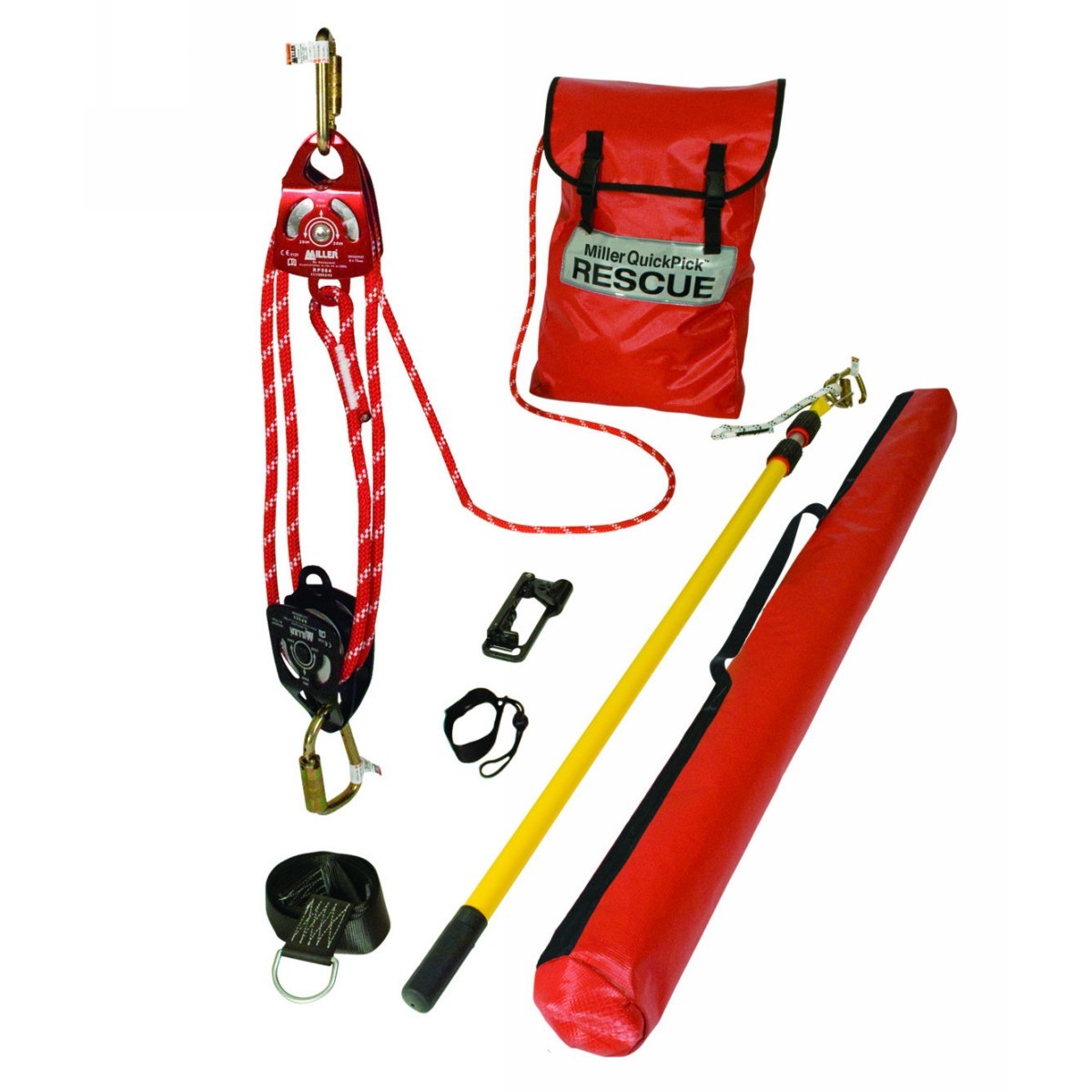 Honeywell Miller® QuickPick™ Rescue Kit With 50' Polyamide Kernmantle Rope (310 lbs Weight Capacity)