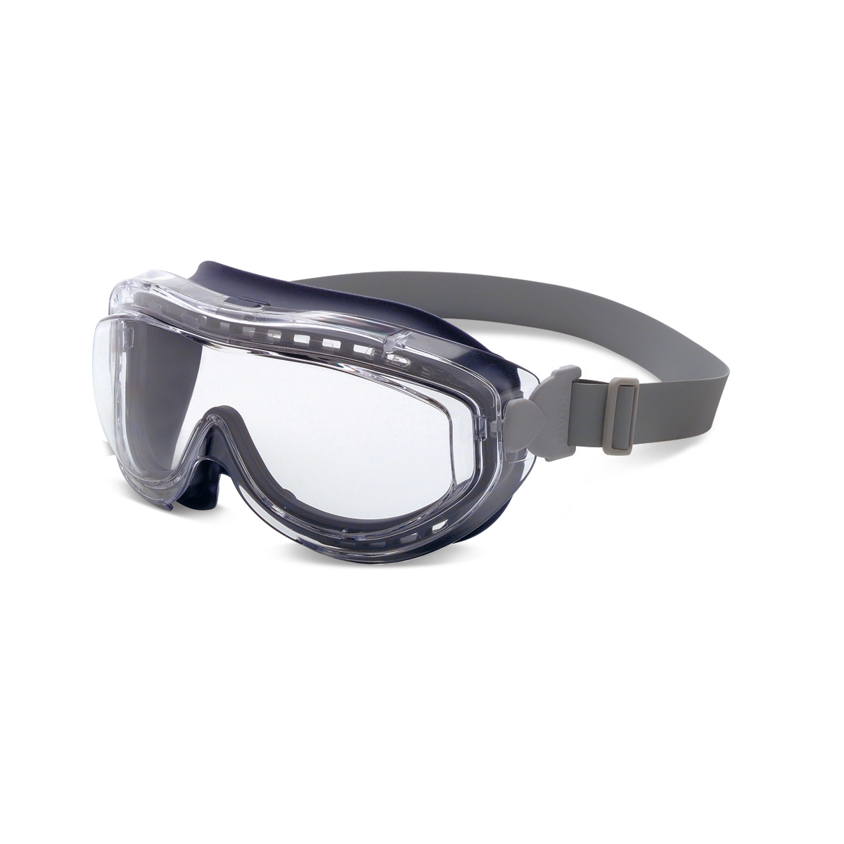 Uvex® by Honeywell Flex Seal® Impact Splash Goggles With Blue Low Profile Frame And Clear Uvex Hydroshield® Anti-Fog Lens
