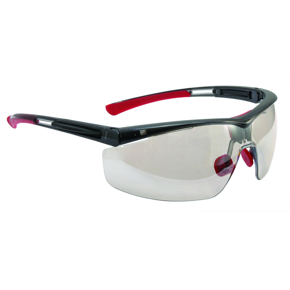 Honeywell North Adaptec™ Black Safety Glasses With Smoke Mirror/Anti-Fog/Anti-Scratch/Anti-Static/Anti-UV/Indoor/Outdoor Lens (A Honeywell North Adaptec™ Black Safety Glasses With Smoke Mirror/Anti-Fog/Anti-Scratch/Anti-Static/Anti-UV/Indoor/Outdoor Lens (A