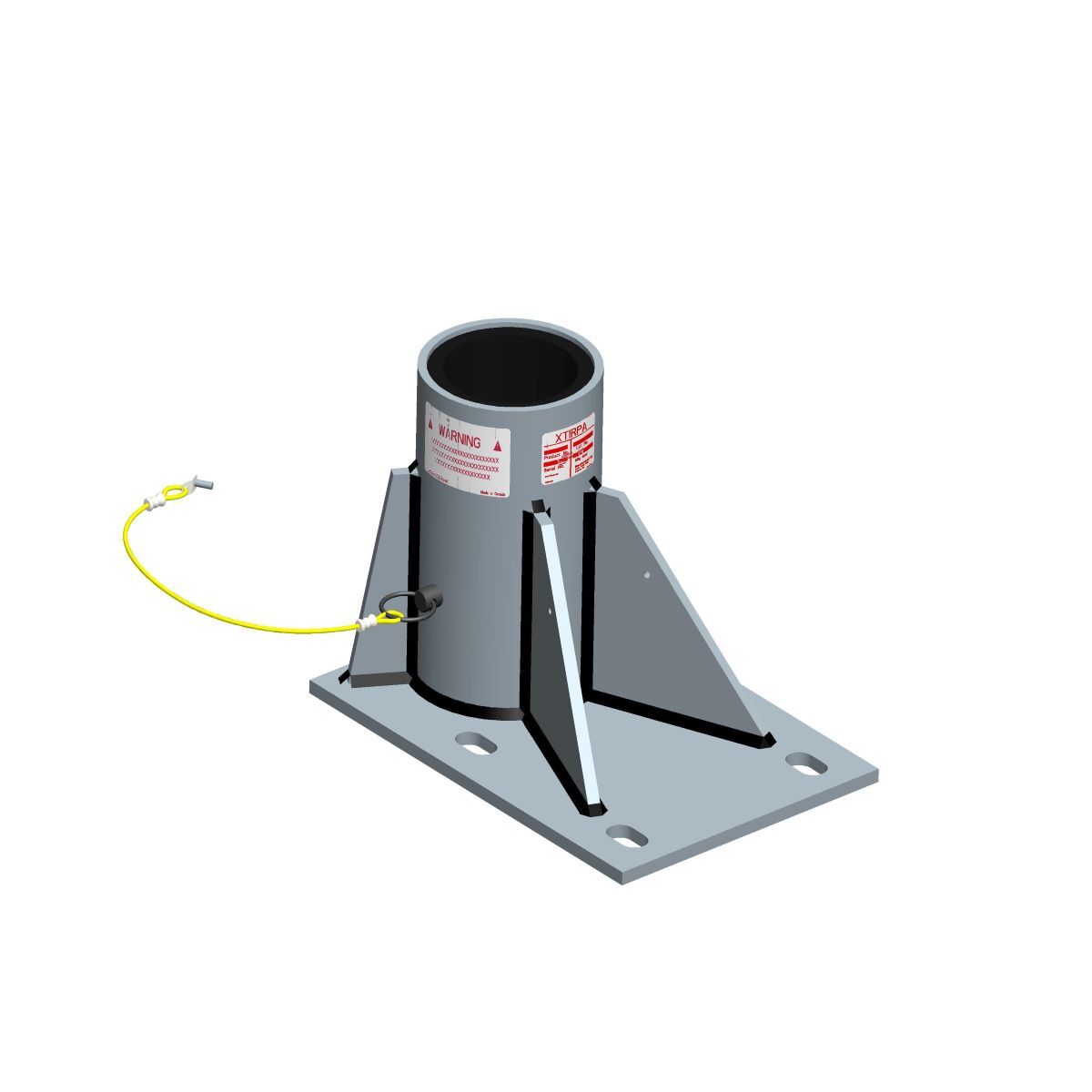 MSA 4 Stainless Steel Floor Adapter Base MSAIN2238 for sale online at autumn supply