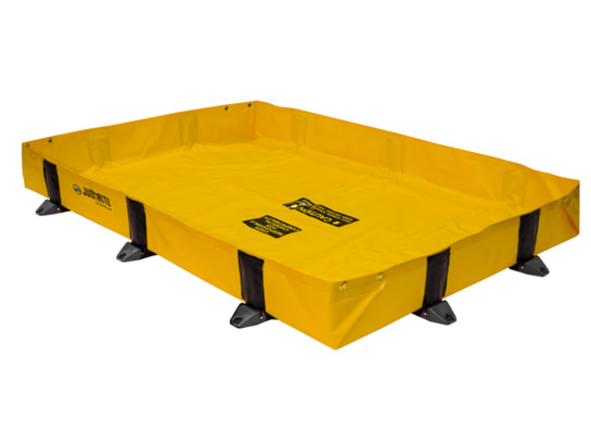Justrite 4 X 6 X 8 RigidLock QuickBerm Lite Yellow PV JTR28372 for sale online at autumn supply