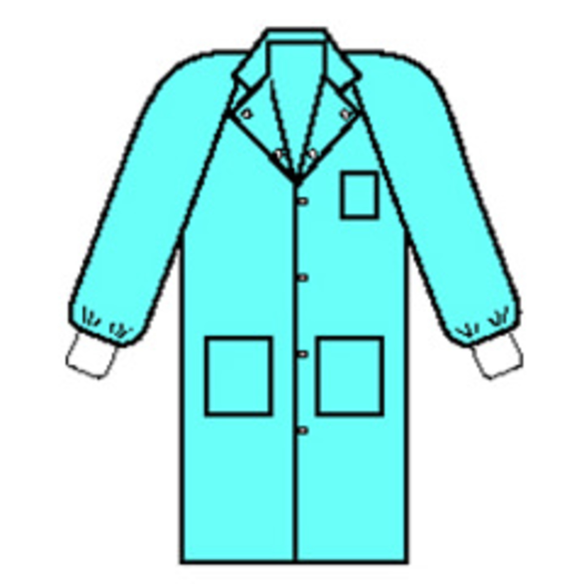 Kimberly-Clark Professional™ 2X Blue Kimtech®™ A8 SMS Disposable Lab Coat (Availability restrictions apply.)