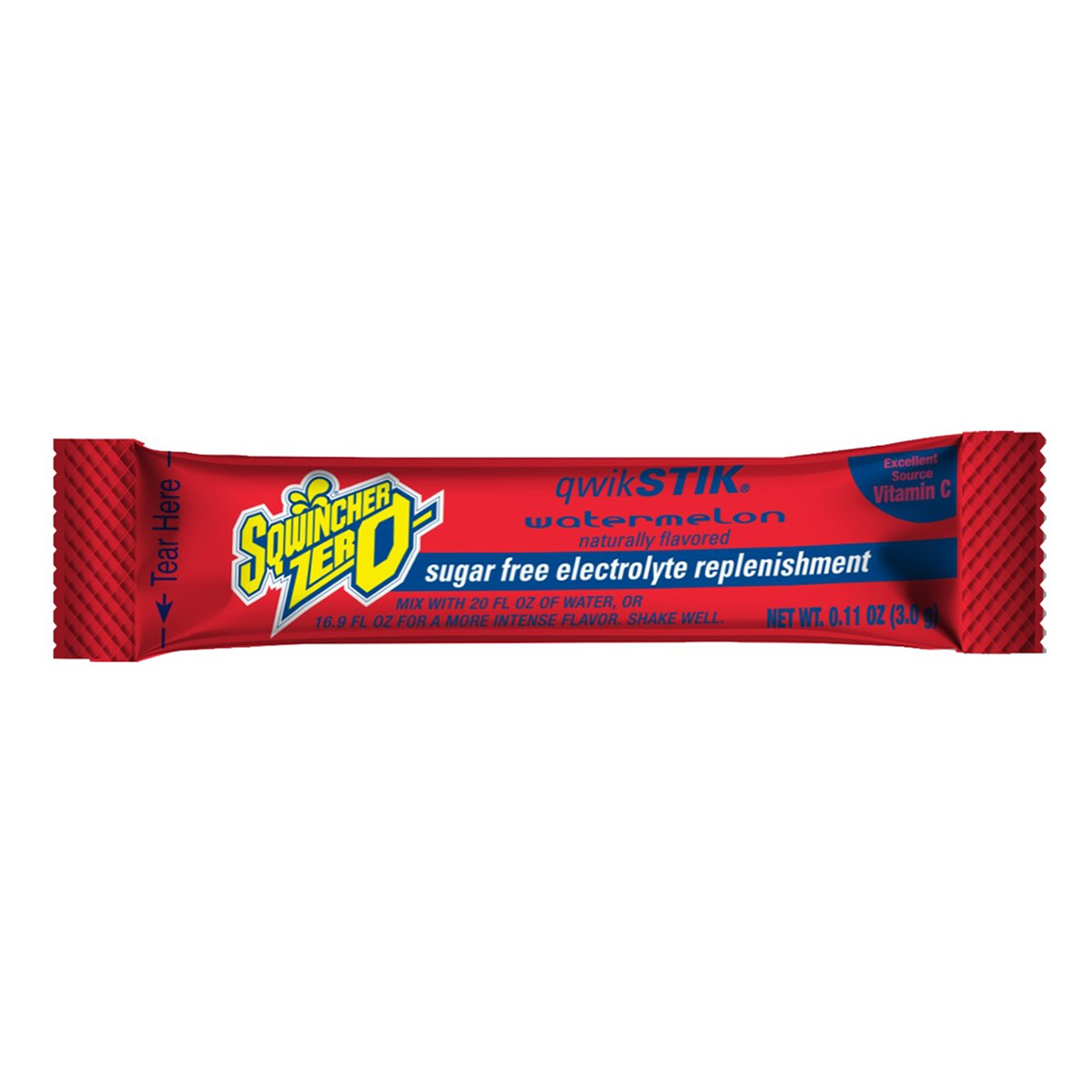 Sqwincher .11 Ounce Watermelon Flavor Qwik Stik ZERO KPG159060097 for sale online at autumn supply