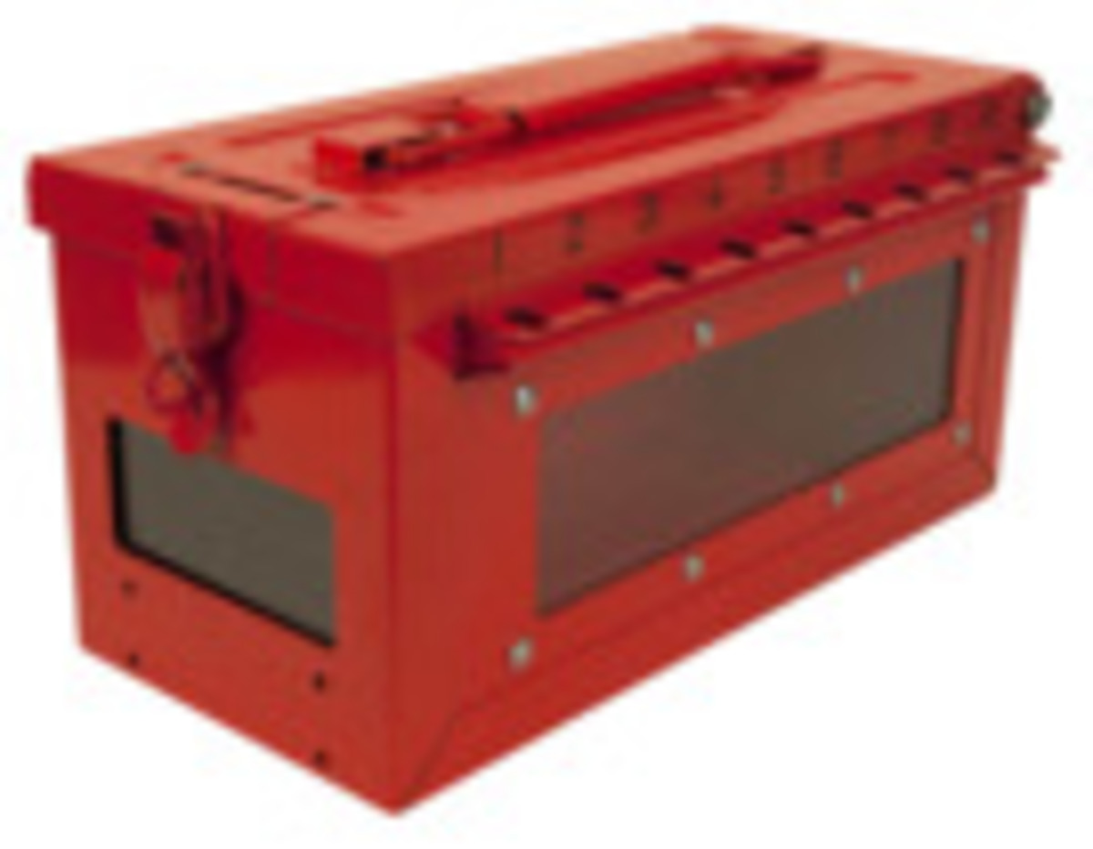 Master Lock Red Stainless Steel Group Lock Box M19S601 for sale online at autumn supply