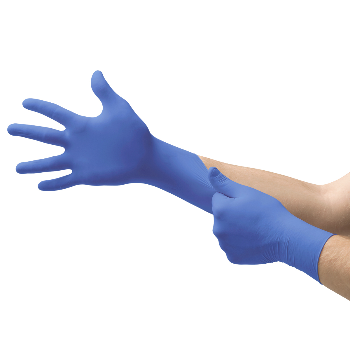 Ansell Large Blue MICROFLEX® Cobalt® Ultra N17 Nitrile Disposable Exam Gloves (200 Gloves Per Dispenser) (Availability restricti