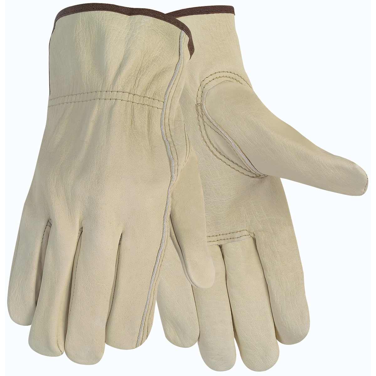 Memphis Glove Natural Competitive Value Cowhide Unlined Drivers Gloves