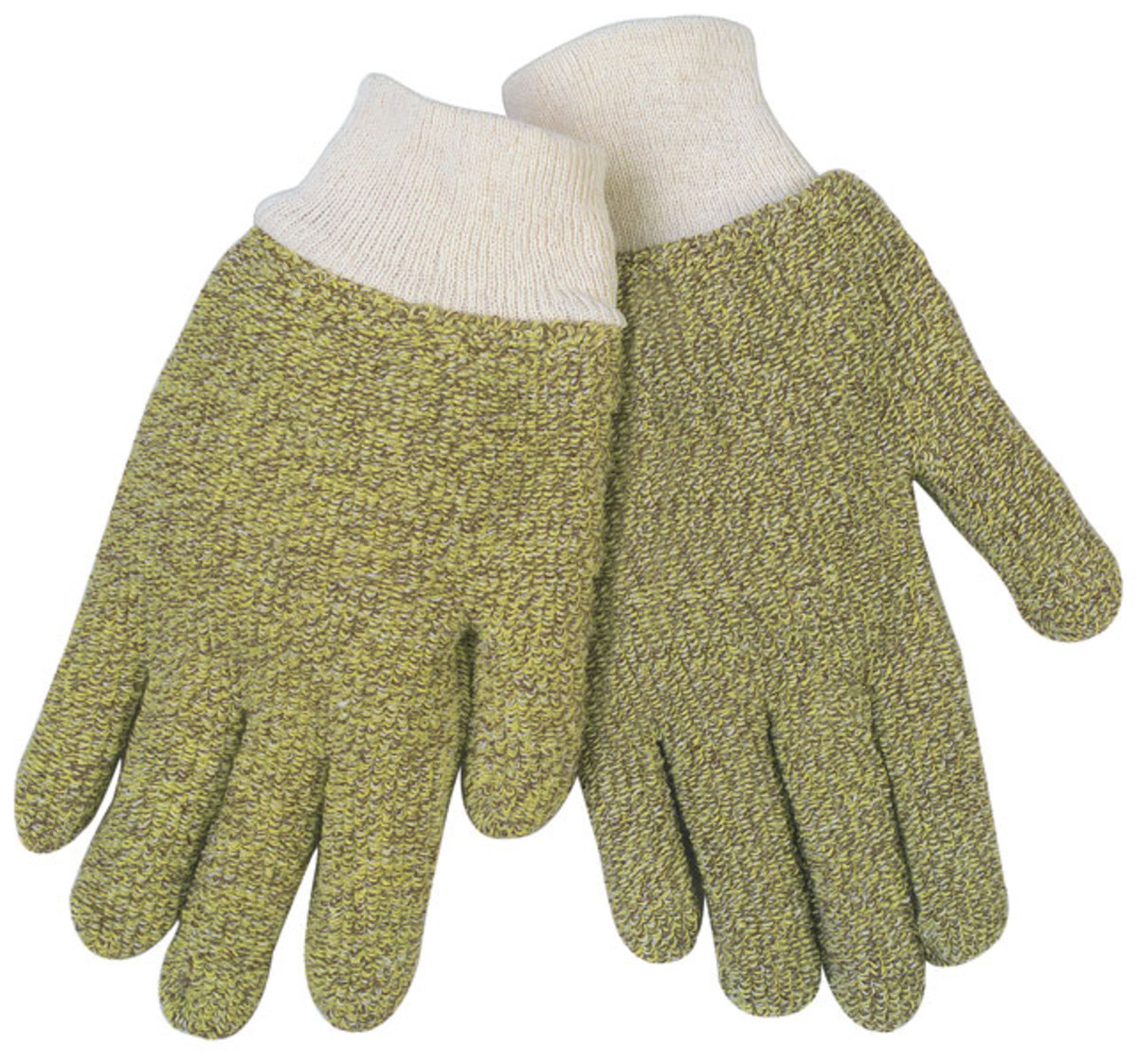 Memphis Glove Small Brown And Yellow Regular Weight Loop-Out Kevlar® Cotton Blend Terry Cloth Heat Resistant Gloves With Knit Wr