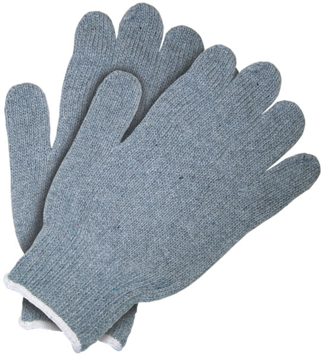 Memphis Glove Gray Large 7 Gauge Cotton And Polyester MEG9507LM for sale online at autumn supply