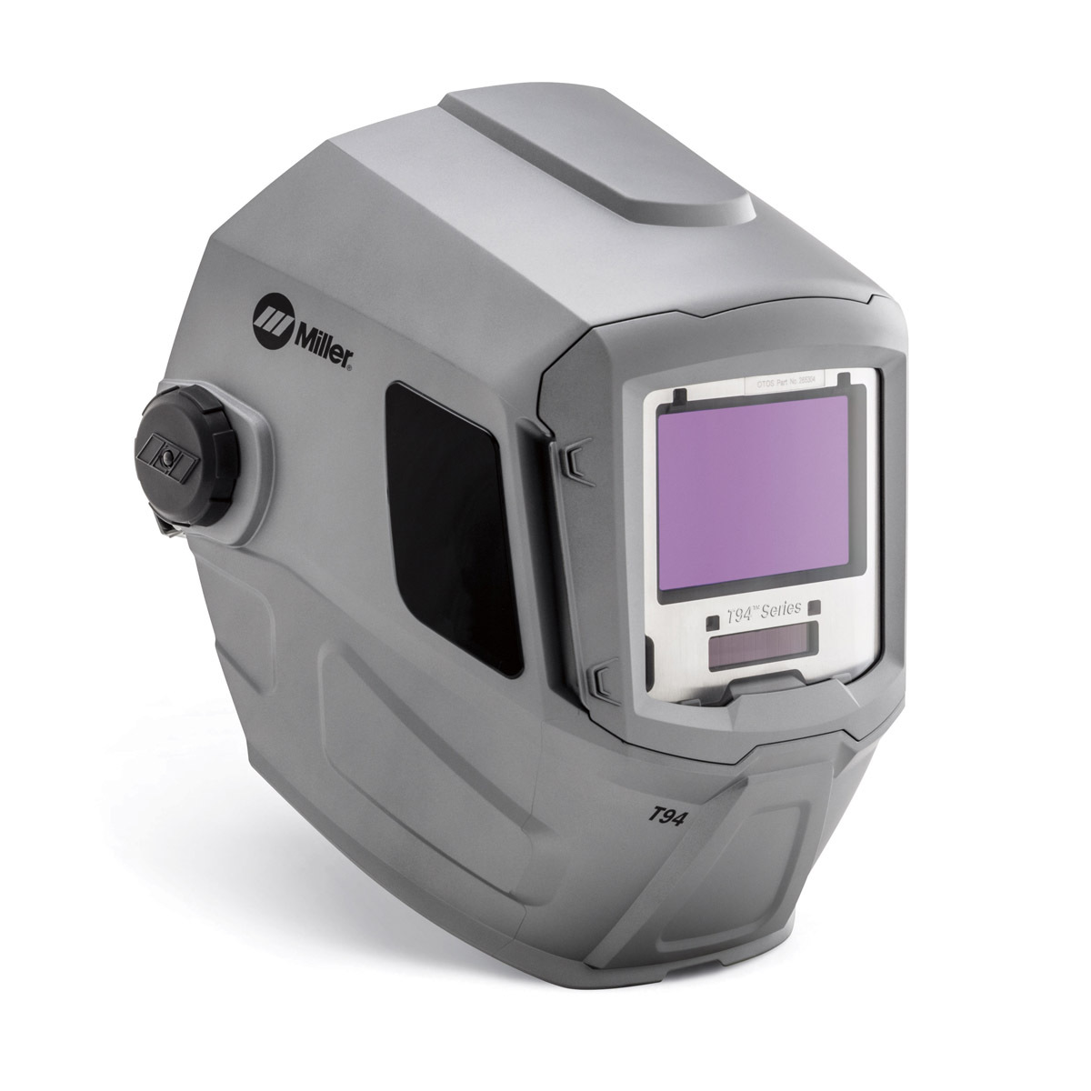 Miller® T94™ Gray Welding Helmet Variable Shades 3, 5 - 8, 8 - 13 Auto Darkening Lens Miller® T94™ Gray Welding Helmet Variable Shades 3, 5 - 8, 8 - 13 Auto Darkening Lens