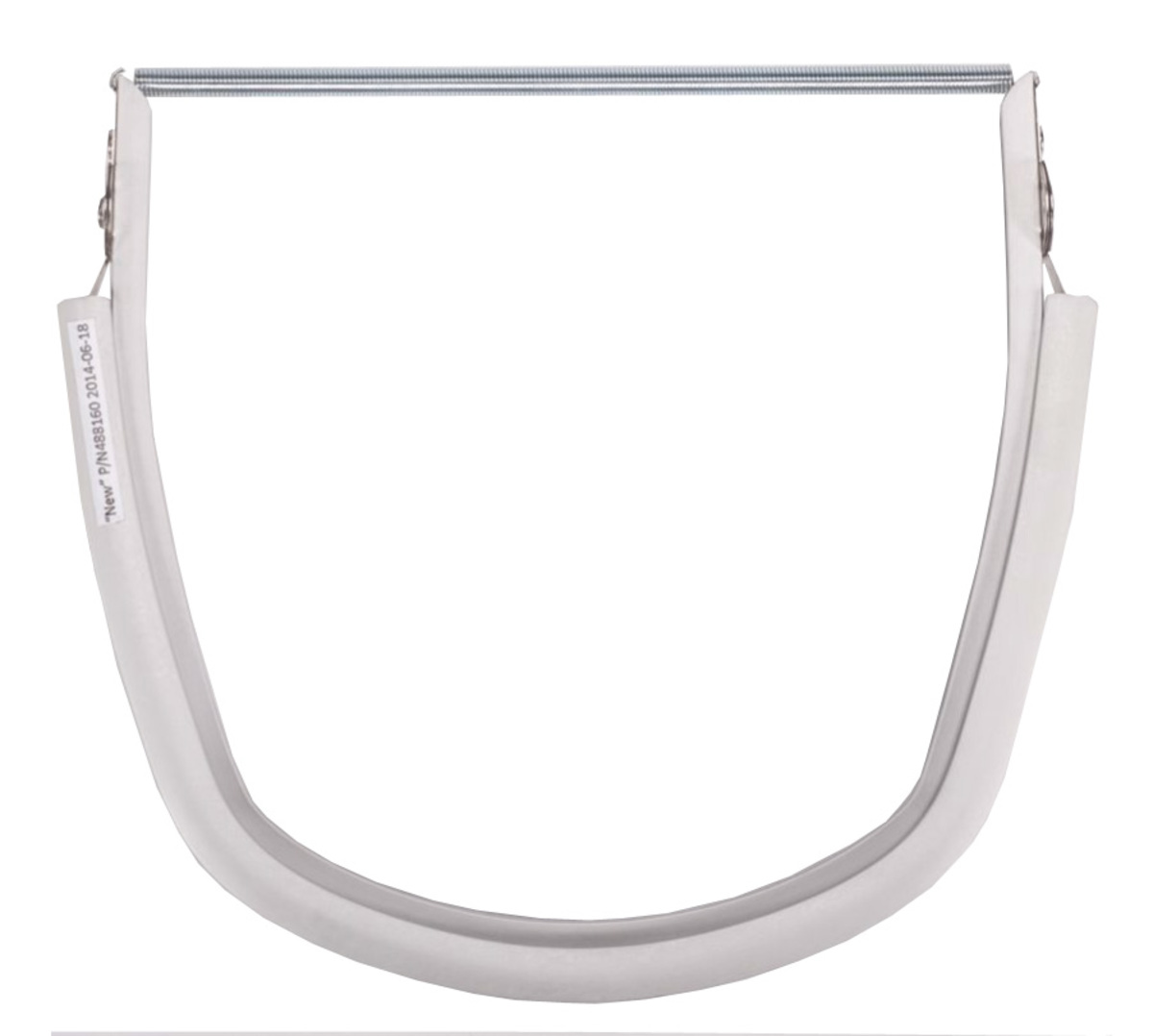 MSA Silver Aluminum Cap Frame V-Gard Accessory For V-Gard Visors/MSA Slotted or Unslotted Caps