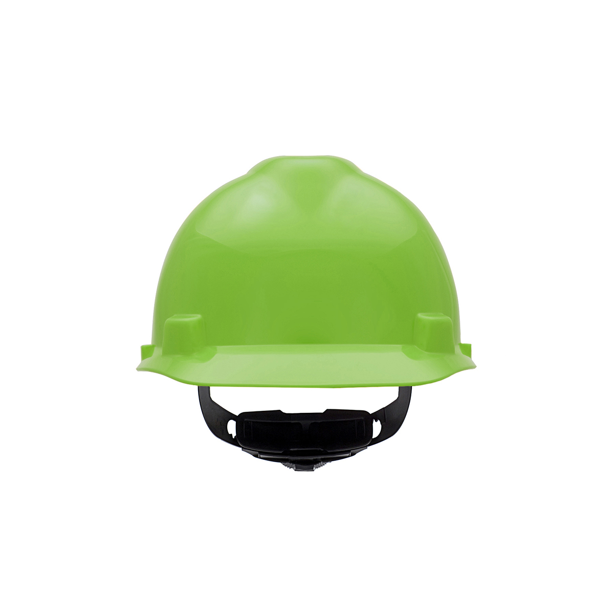 MSA Green Polyethylene Cap Style Hard Hat With Ratchet/4 Point Ratchet Suspension