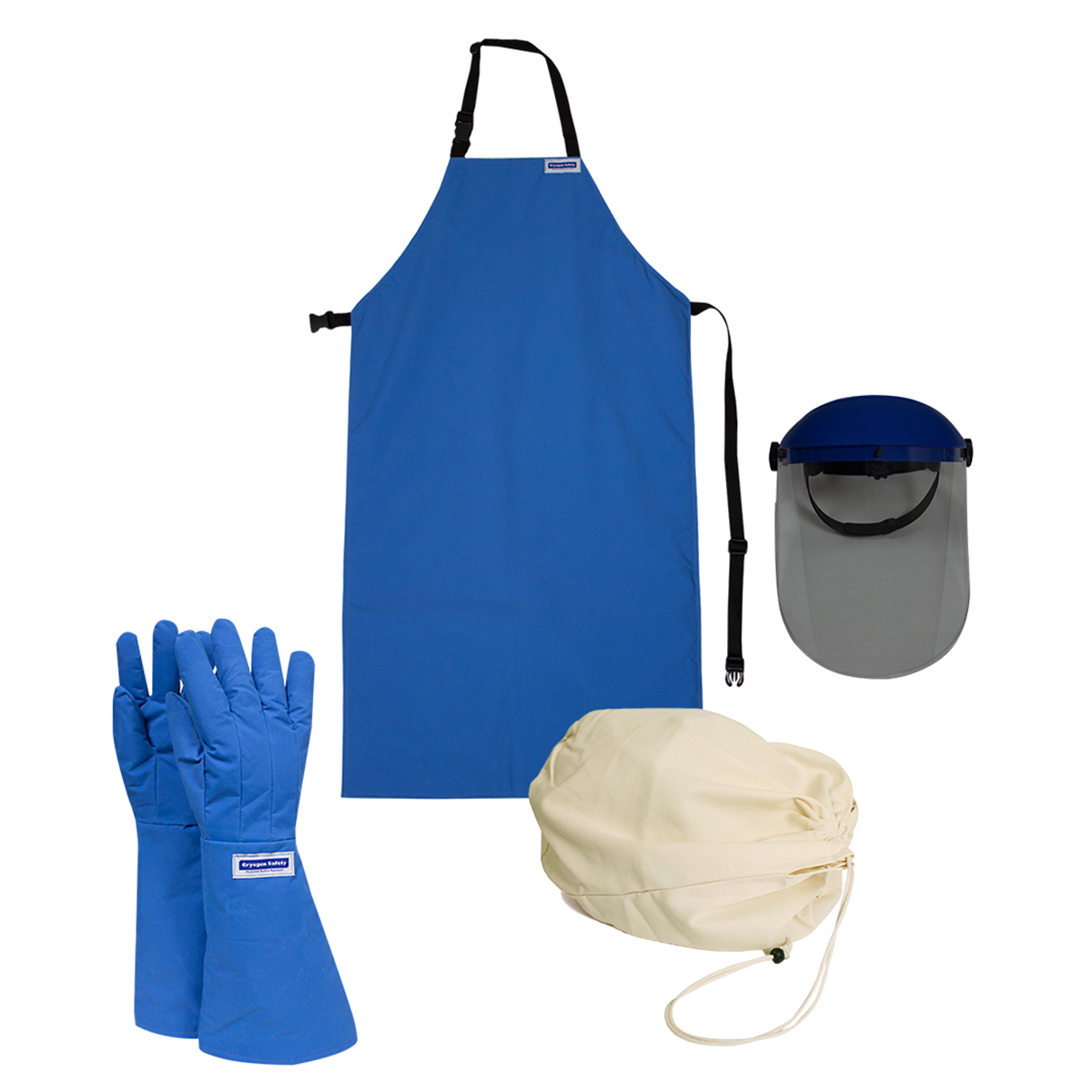 National Safety Apparel® Large Thinsulate™ Lined Teflon™ Laminated Nylon Elbow Length Waterproof Cryogen Glove Kit