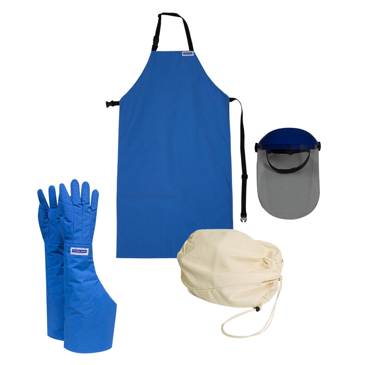 National Safety Apparel® Large Thinsulate™ Lined Teflon™ Laminated Nylon Shoulder Length Waterproof Cryogen Glove Kit