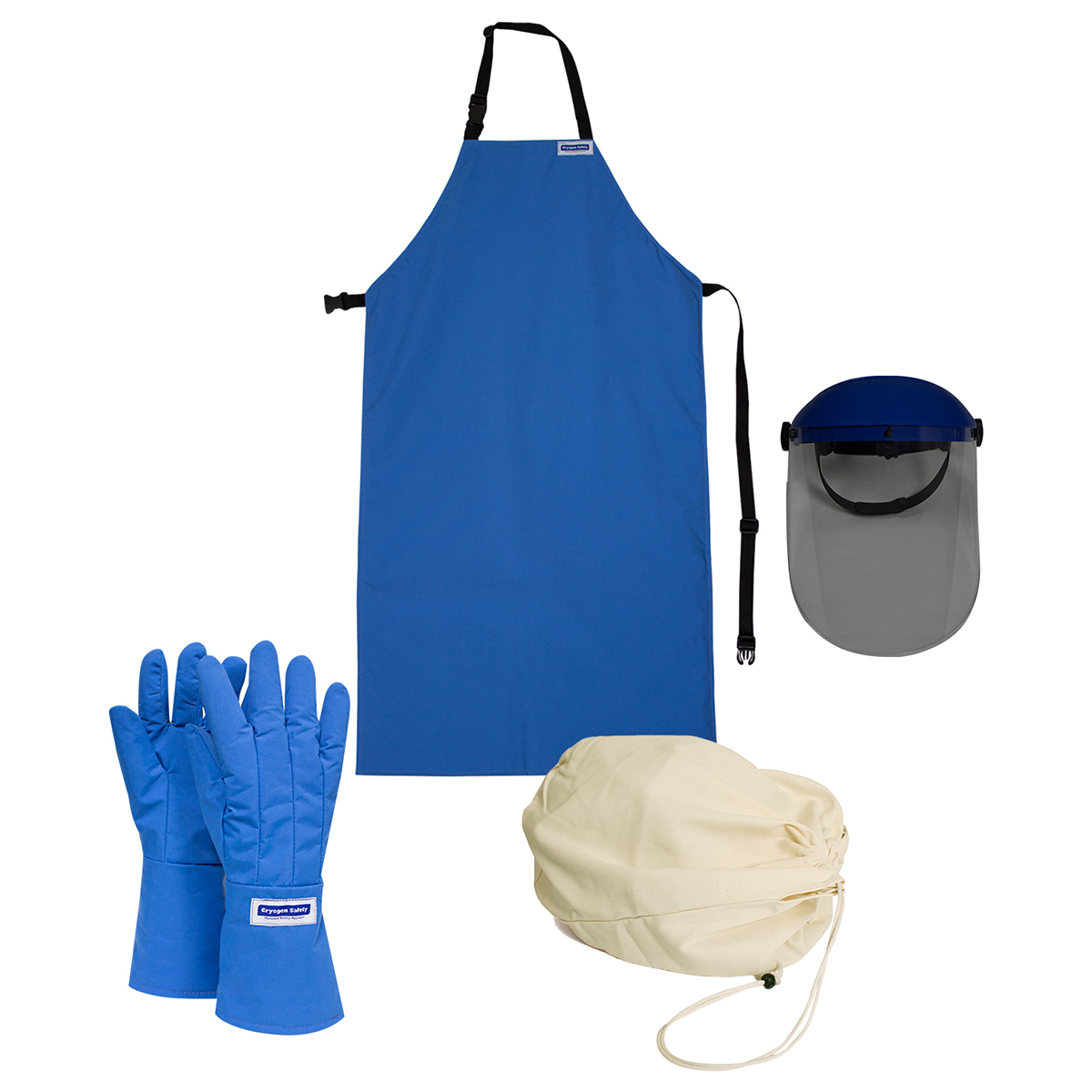 National Safety Apparel® Medium Thinsulate™ Lined Teflon™ Laminated Nylon Elbow Length Waterproof Cryogen Glove Kit