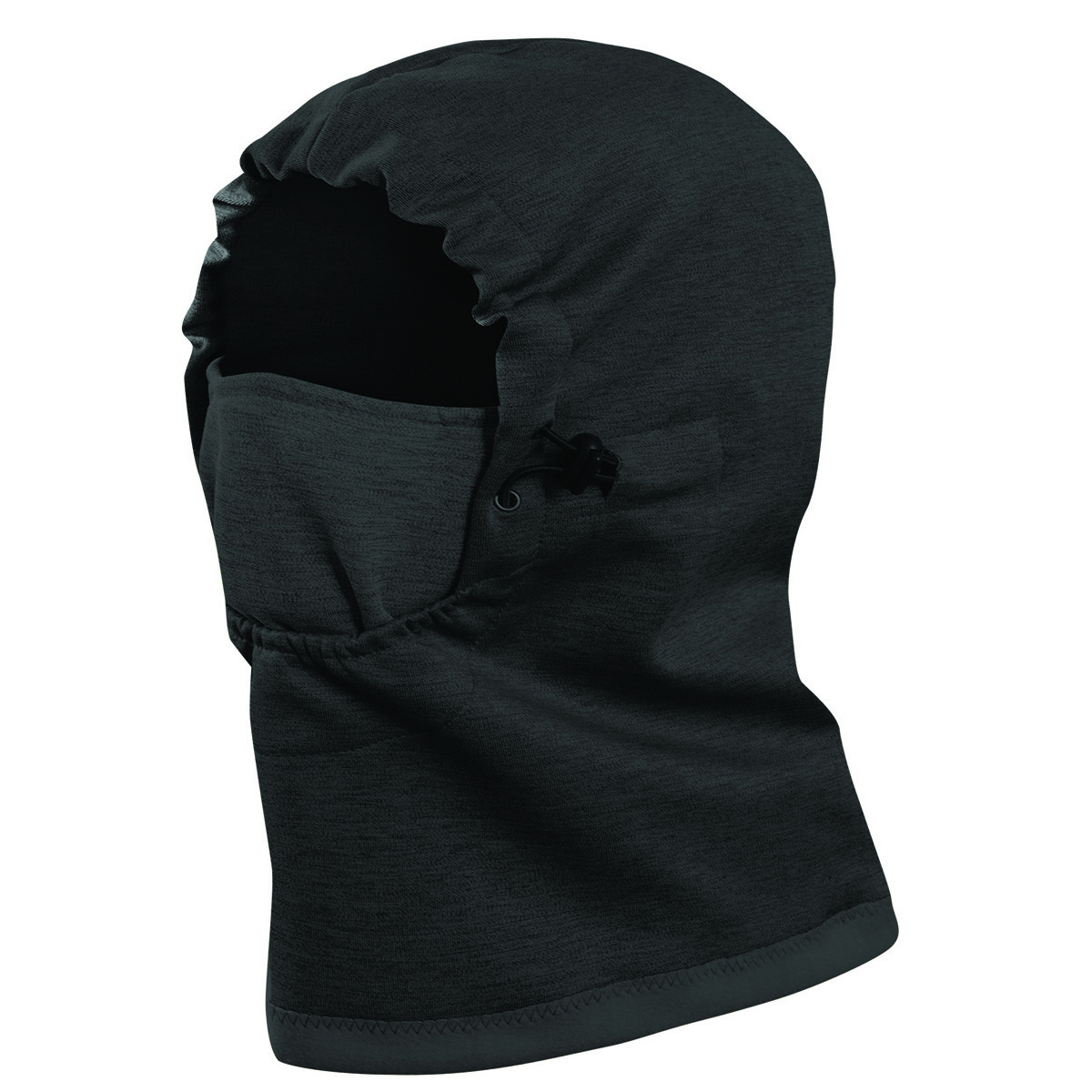 OccuNomix Black  Fleece Balaclava With Elastic Cord Closure