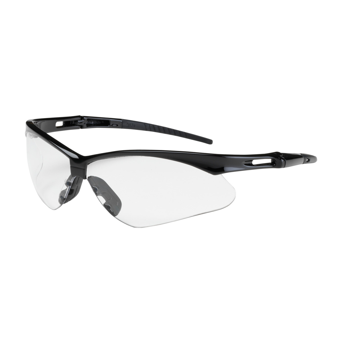 PIP® Anser™ Semi-Rimless Black Safety Glasses With Clear Anti-Scratch Lens