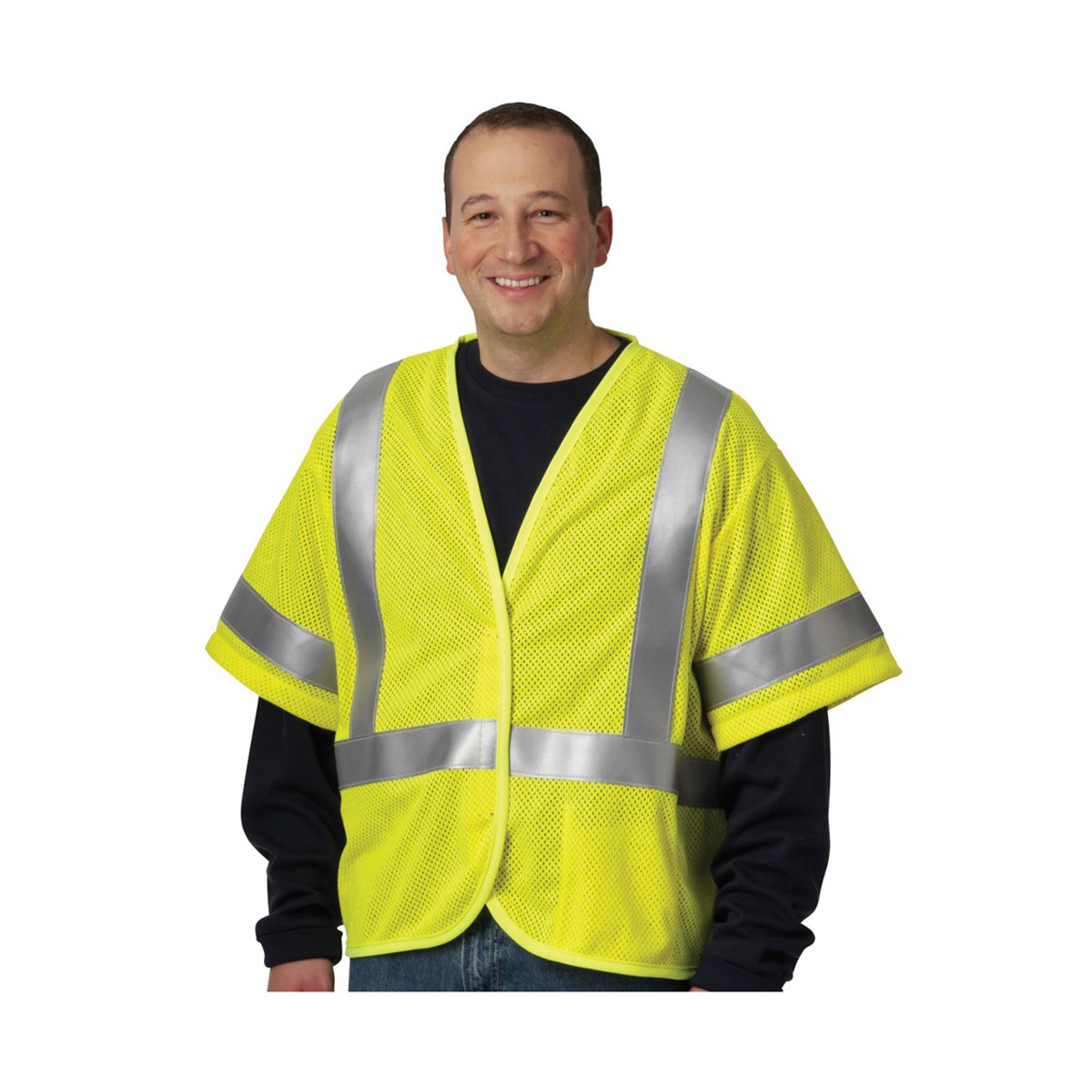 PIP® 3X Hi-Viz Yellow Modacrylic Aramid/Mesh Vest