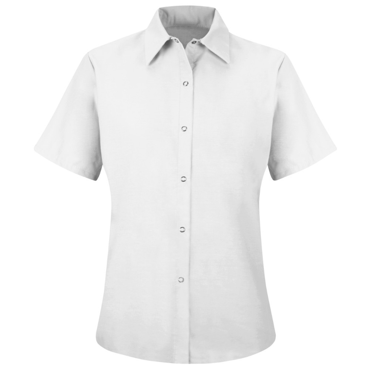 Red Kap® Medium White 4.25 Ounce Polester/Cotton Work Shirt With Gripper Closure