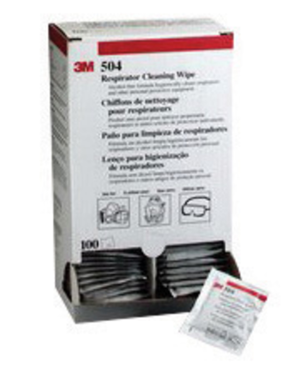 3M 8 X 10 Alcohol Free Respirator Cleaning Wipe For 3 3MR504 for sale online at autumn supply