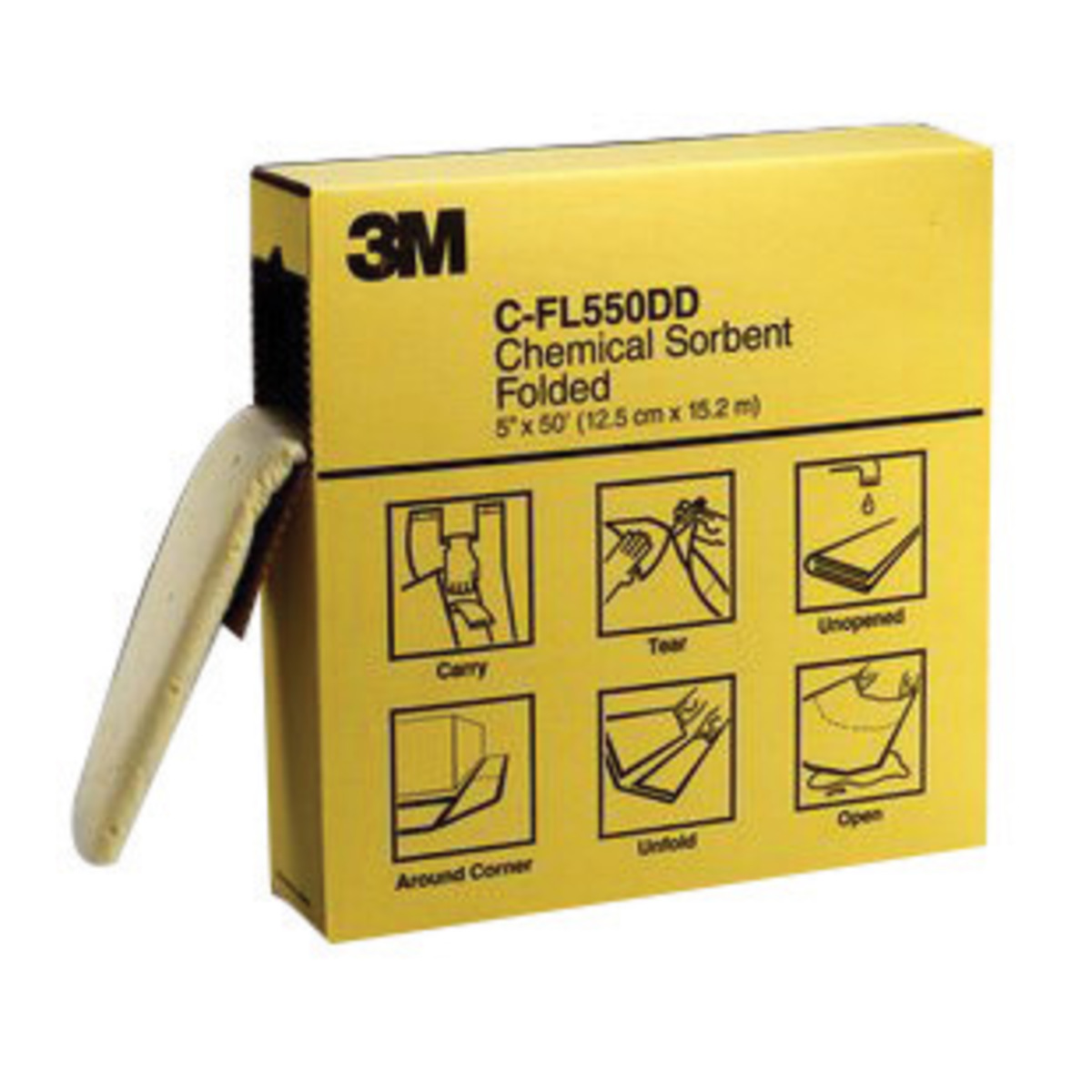 3M 5 X 50 Polypropylene Folded Sorbent 3MRC-FL550DD for sale online at autumn supply