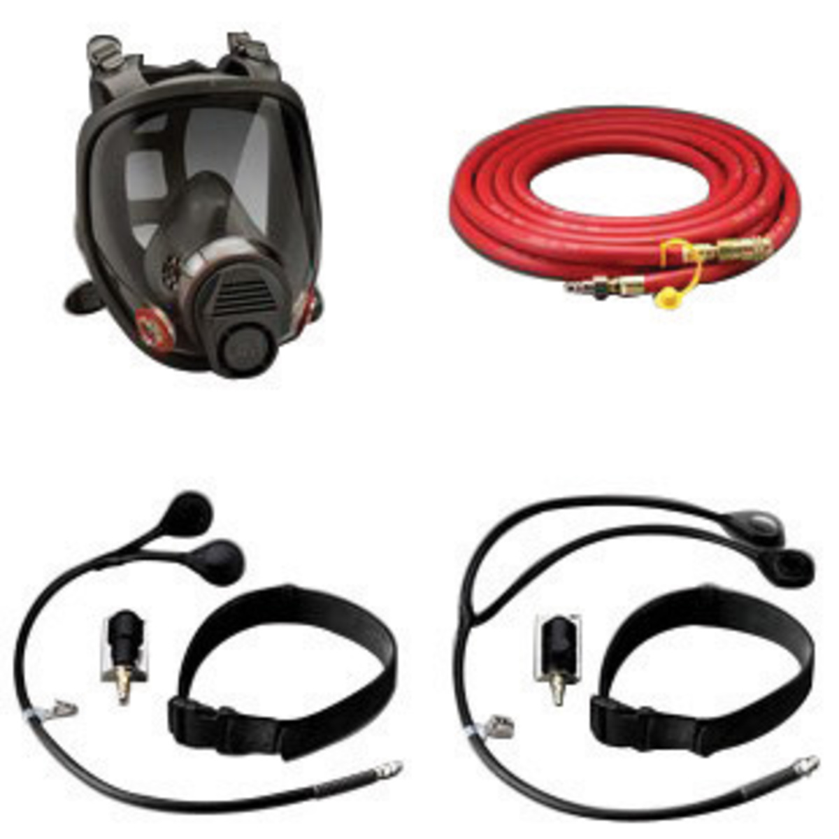 3M™ Low Pressure Black Dual Airline Adapter Kit With SA1500-Breathing Tube And SA1027-Connector Assembly