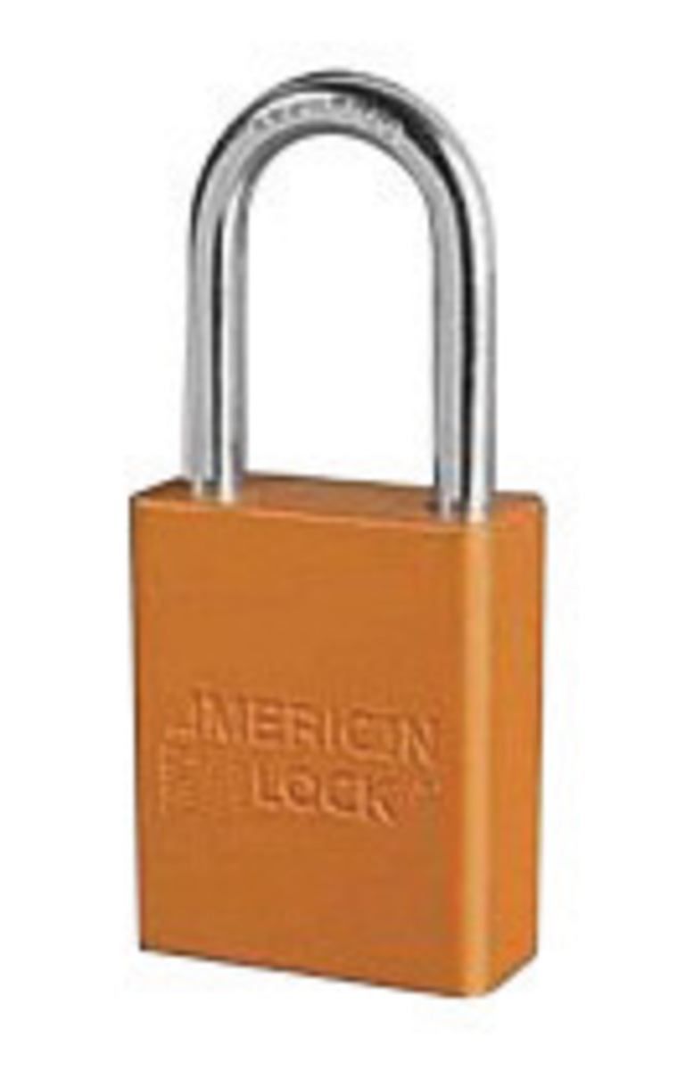 American Lock Orange 1 12 X 34 Aluminum 5 Pin Safety A601106KAMKOR for sale online at autumn supply