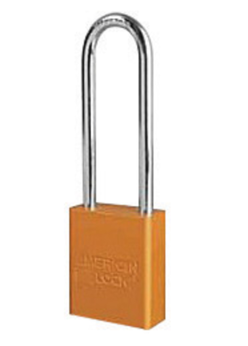 American Lock Orange 1 12 X 34 Aluminum Safety Lockou A601107MKOR for sale online at autumn supply